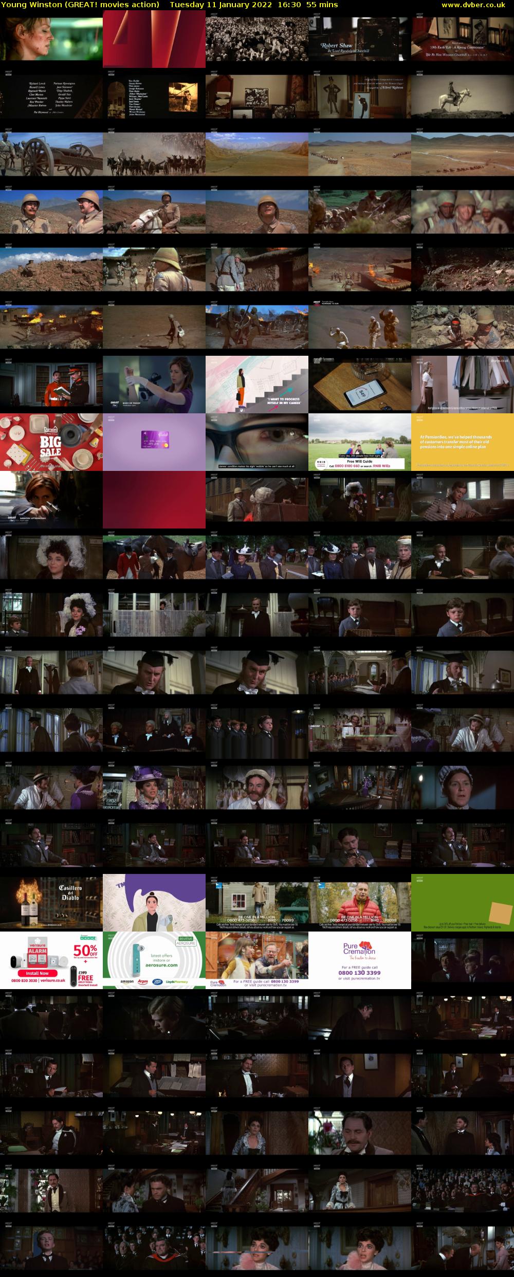 Young Winston (GREAT! movies action) Tuesday 11 January 2022 16:30 - 17:25