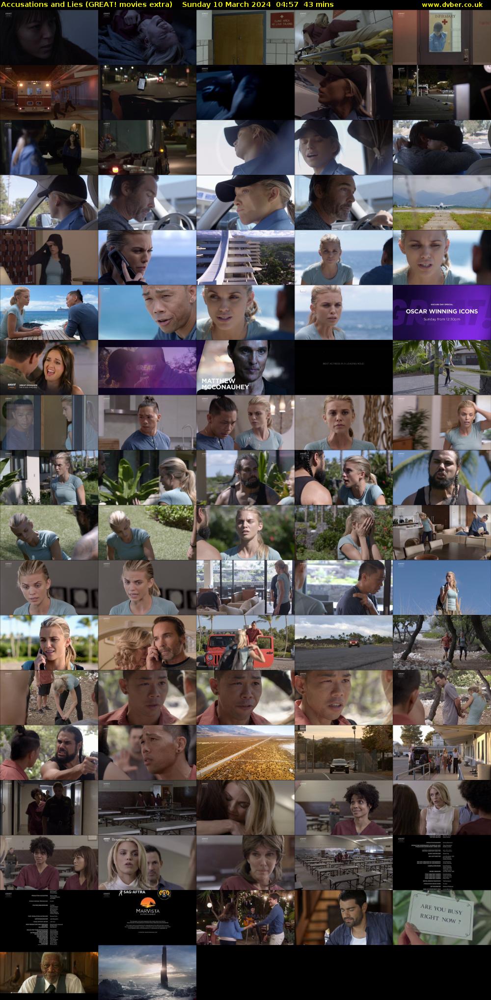Accusations and Lies (GREAT! movies extra) Sunday 10 March 2024 04:57 - 05:40