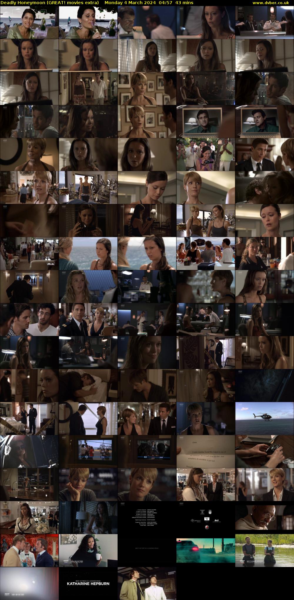 Deadly Honeymoon (GREAT! movies extra) Monday 4 March 2024 04:57 - 05:40