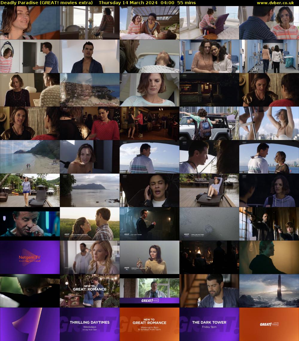 Deadly Paradise (GREAT! movies extra) Thursday 14 March 2024 04:00 - 04:55