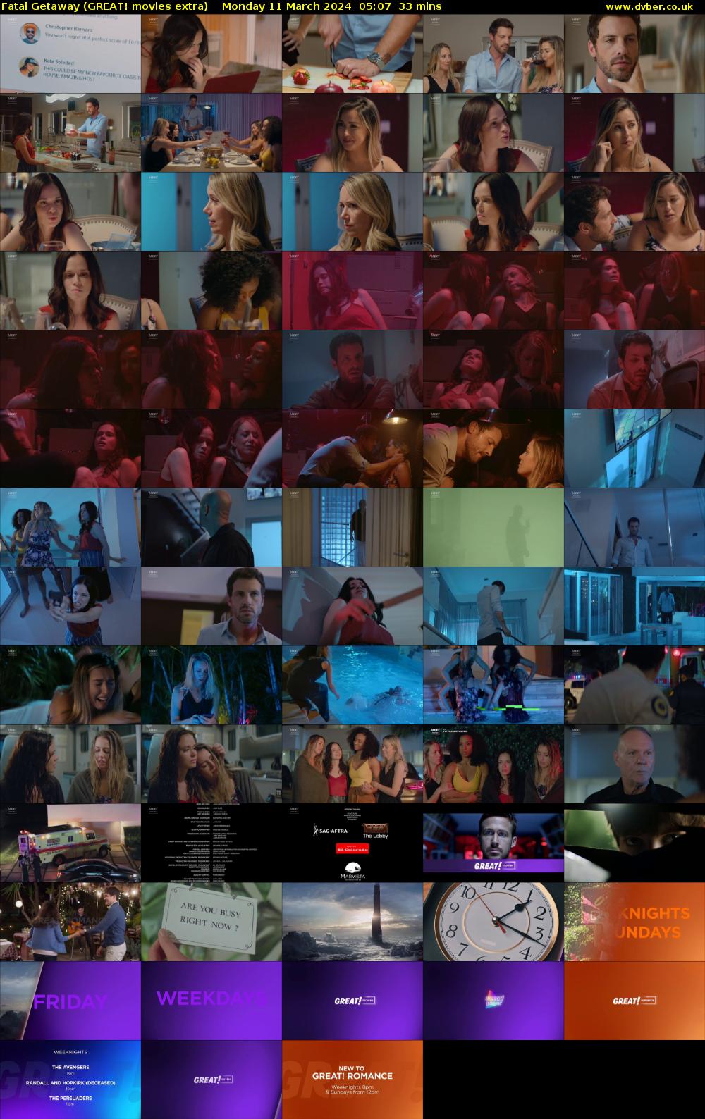 Fatal Getaway (GREAT! movies extra) Monday 11 March 2024 05:07 - 05:40
