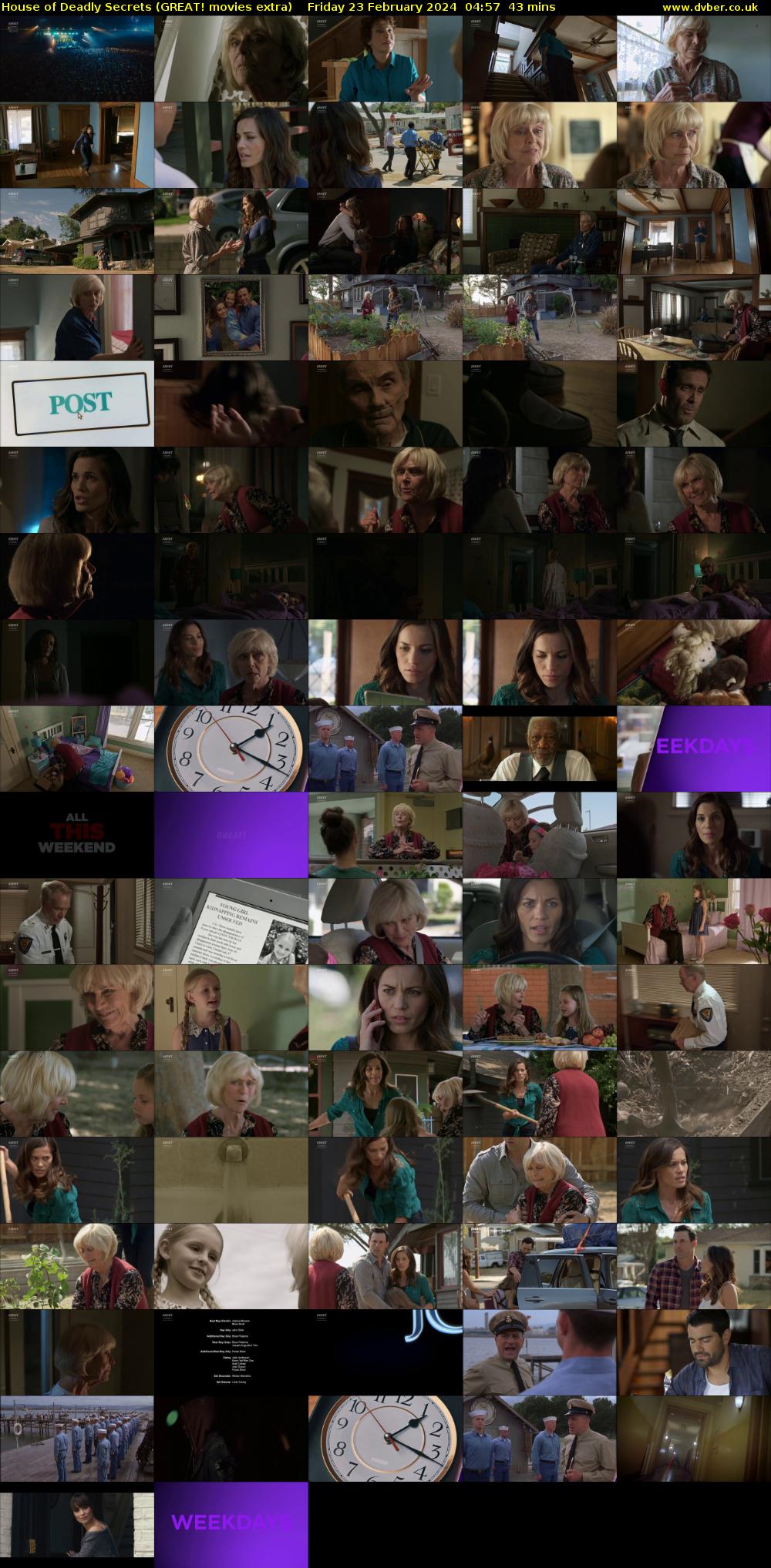 House of Deadly Secrets (GREAT! movies extra) Friday 23 February 2024 04:57 - 05:40