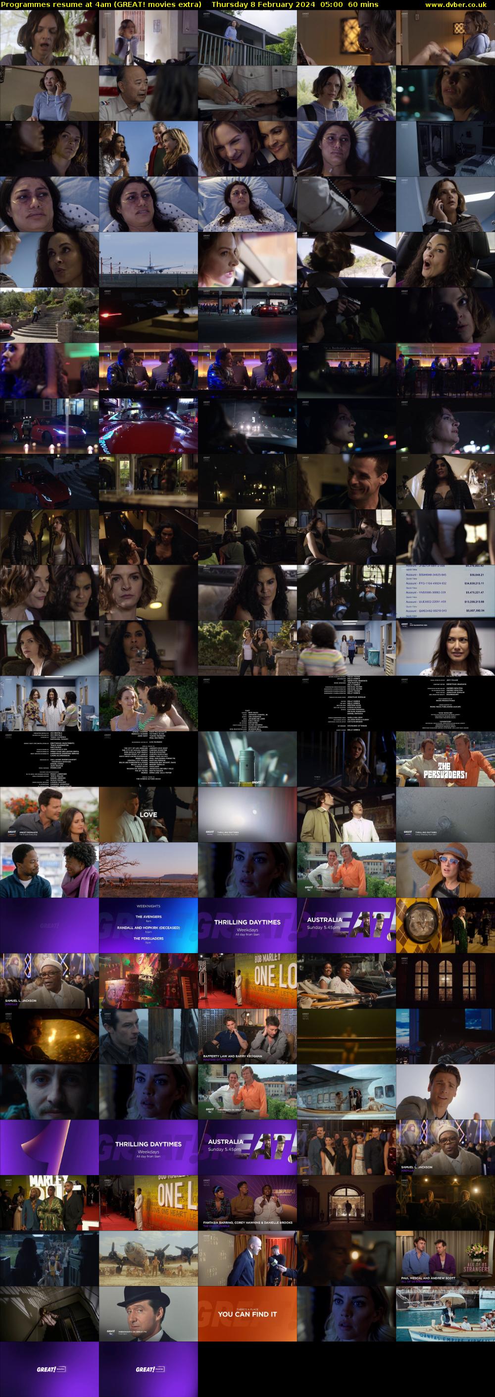Programmes resume at 4am (GREAT! movies extra) Thursday 8 February 2024 05:00 - 06:00