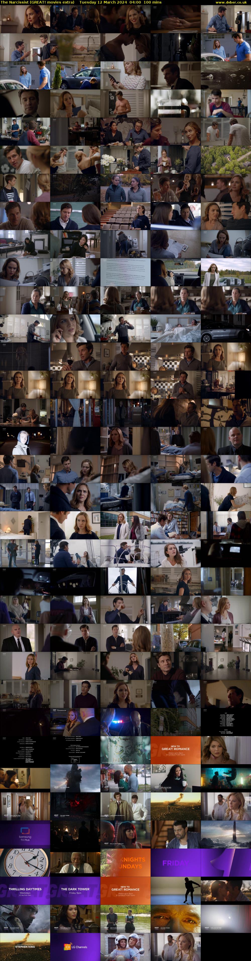 The Narcissist (GREAT! movies extra) Tuesday 12 March 2024 04:00 - 05:40