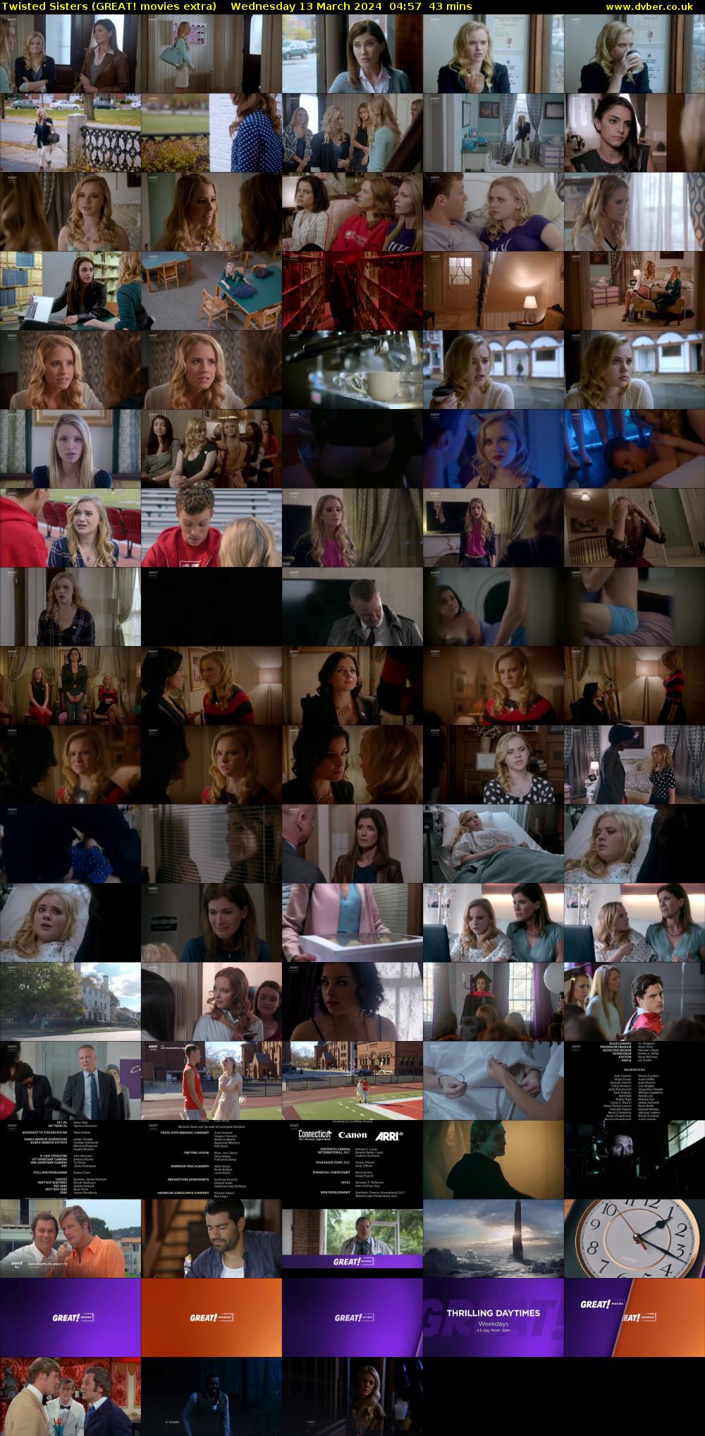 Twisted Sisters (GREAT! movies extra) Wednesday 13 March 2024 04:57 - 05:40