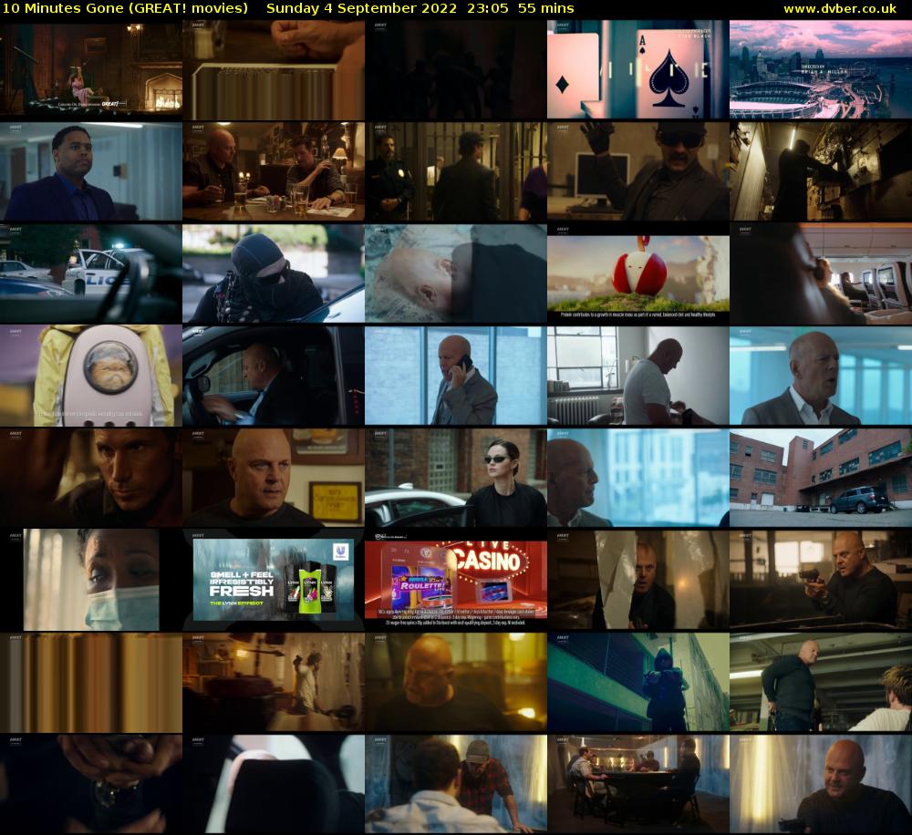 10 Minutes Gone (GREAT! movies) Sunday 4 September 2022 23:05 - 00:00