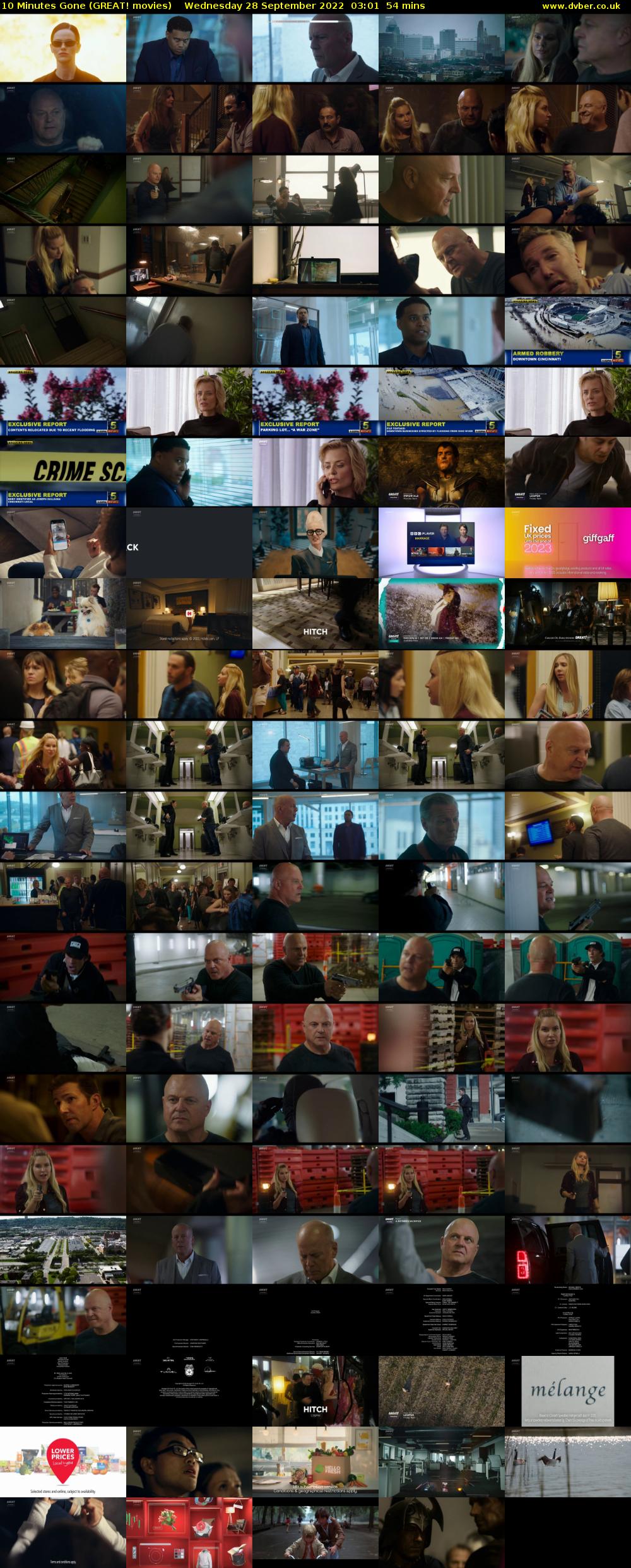 10 Minutes Gone (GREAT! movies) Wednesday 28 September 2022 03:01 - 03:55