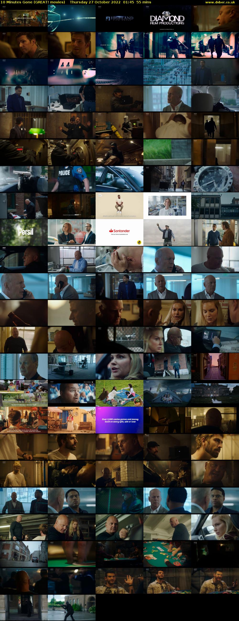 10 Minutes Gone (GREAT! movies) Thursday 27 October 2022 01:45 - 02:40