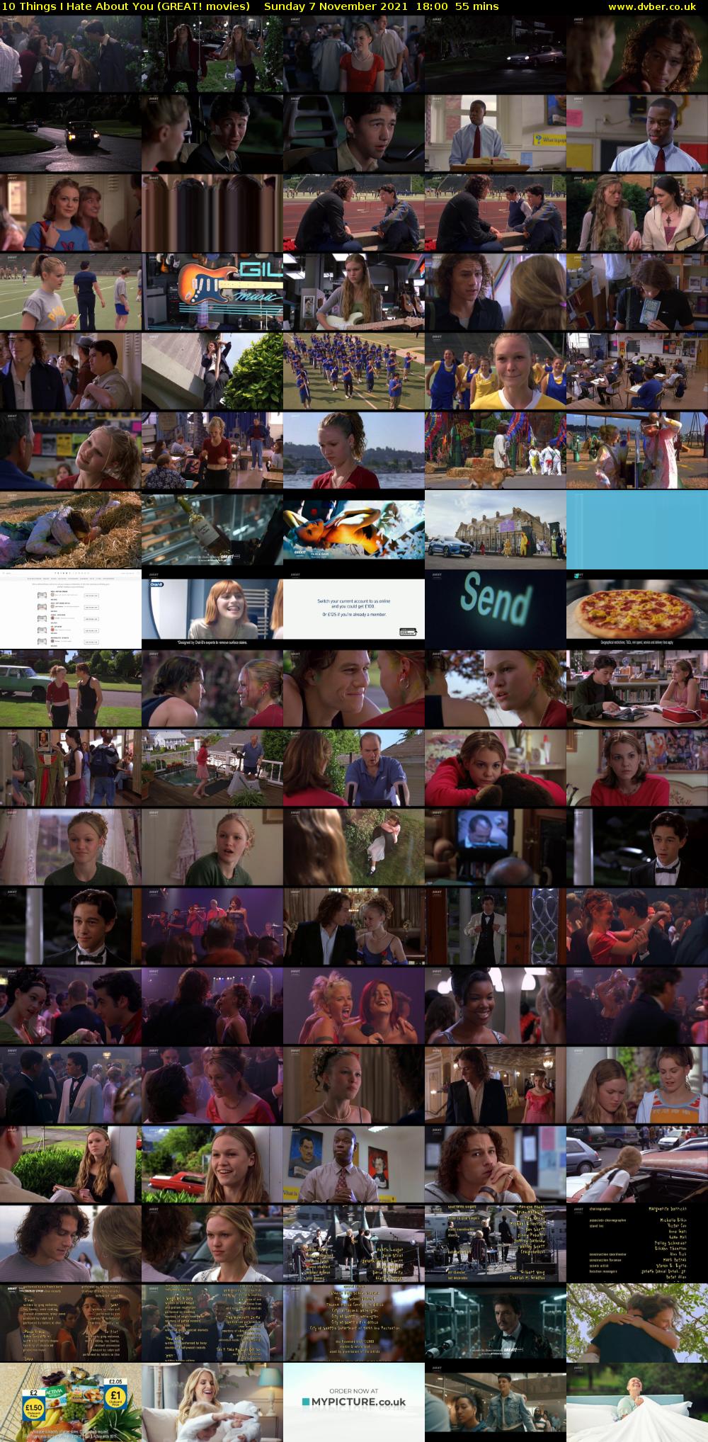 10 Things I Hate About You (GREAT! movies) Sunday 7 November 2021 18:00 - 18:55
