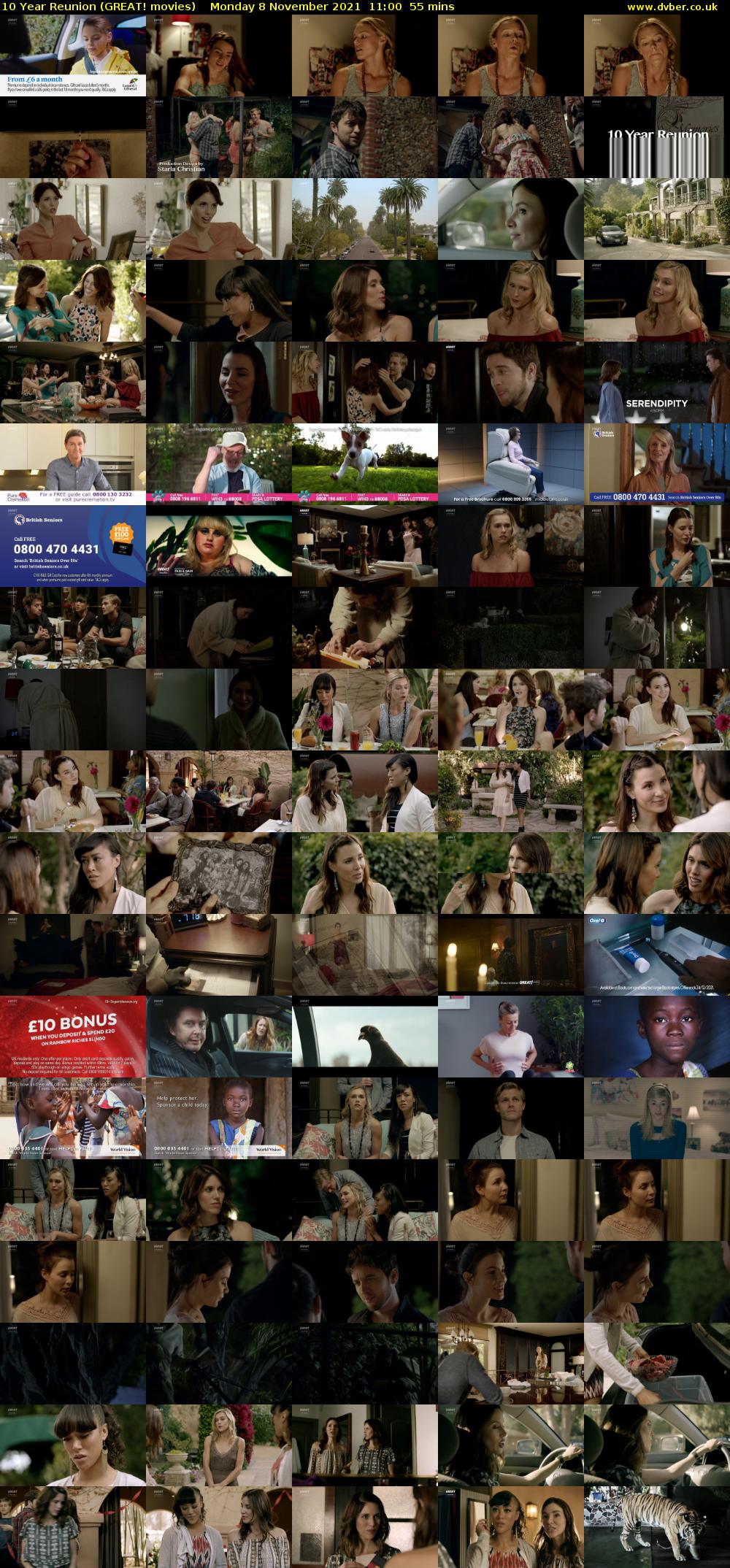 10 Year Reunion (GREAT! movies) Monday 8 November 2021 11:00 - 11:55