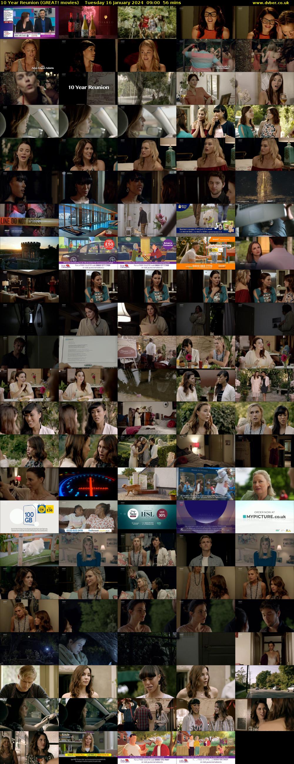 10 Year Reunion (GREAT! movies) Tuesday 16 January 2024 09:00 - 09:56