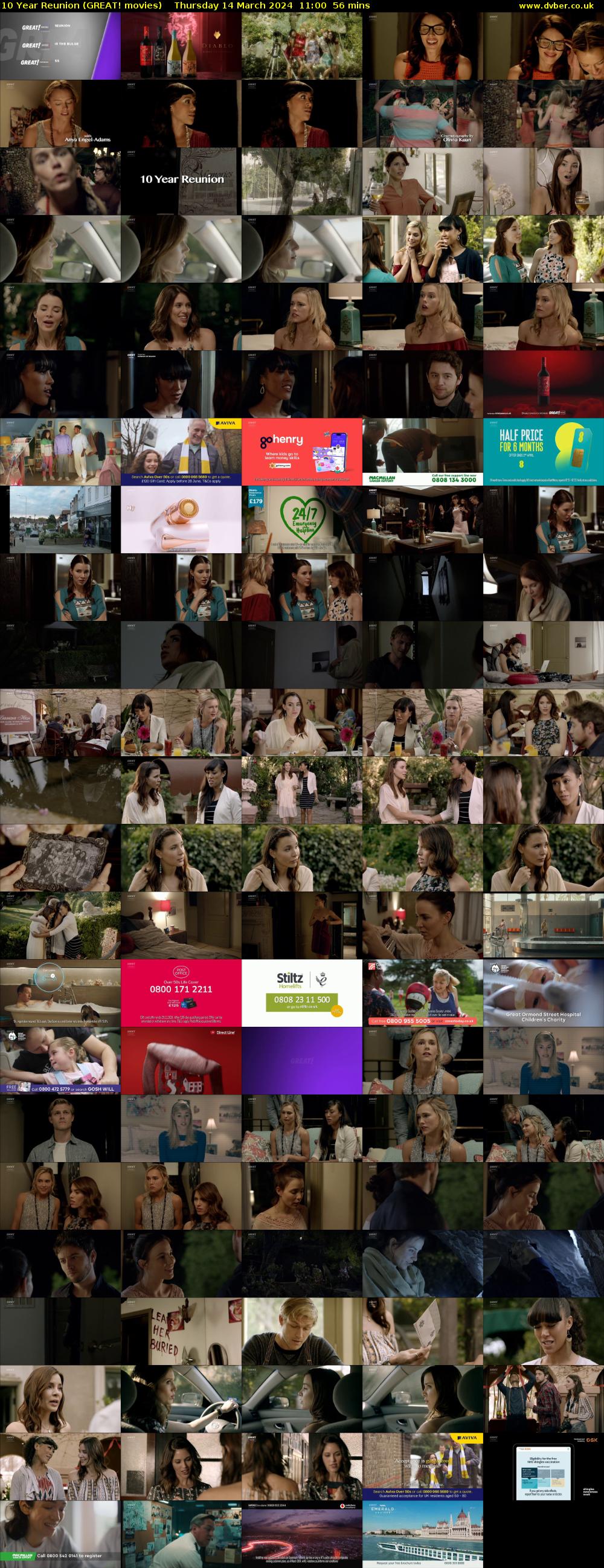 10 Year Reunion (GREAT! movies) Thursday 14 March 2024 11:00 - 11:56