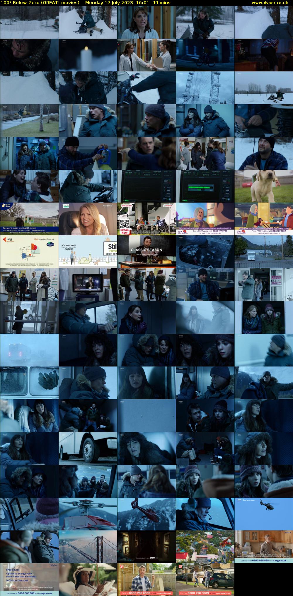 100° Below Zero (GREAT! movies) Monday 17 July 2023 16:01 - 16:45