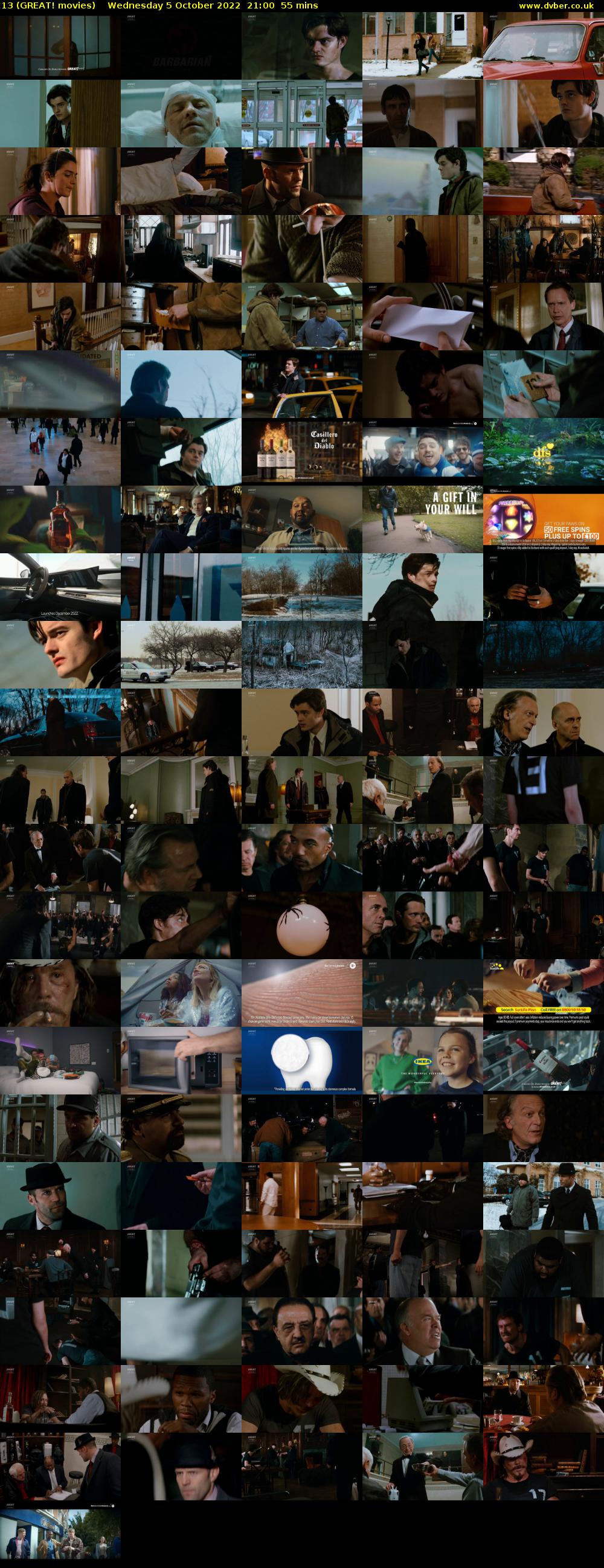13 (GREAT! movies) Wednesday 5 October 2022 21:00 - 21:55
