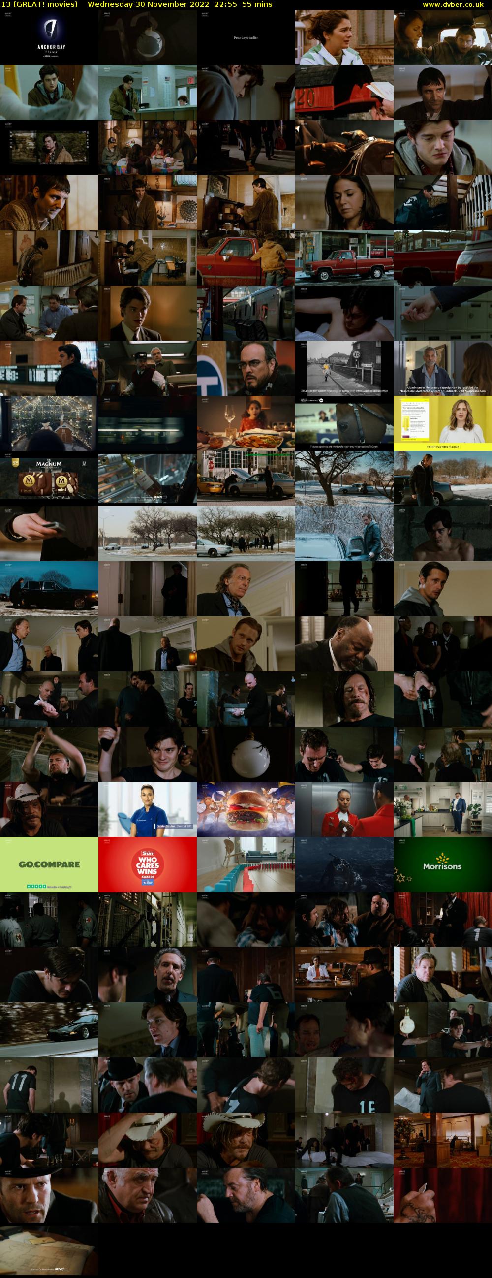 13 (GREAT! movies) Wednesday 30 November 2022 22:55 - 23:50