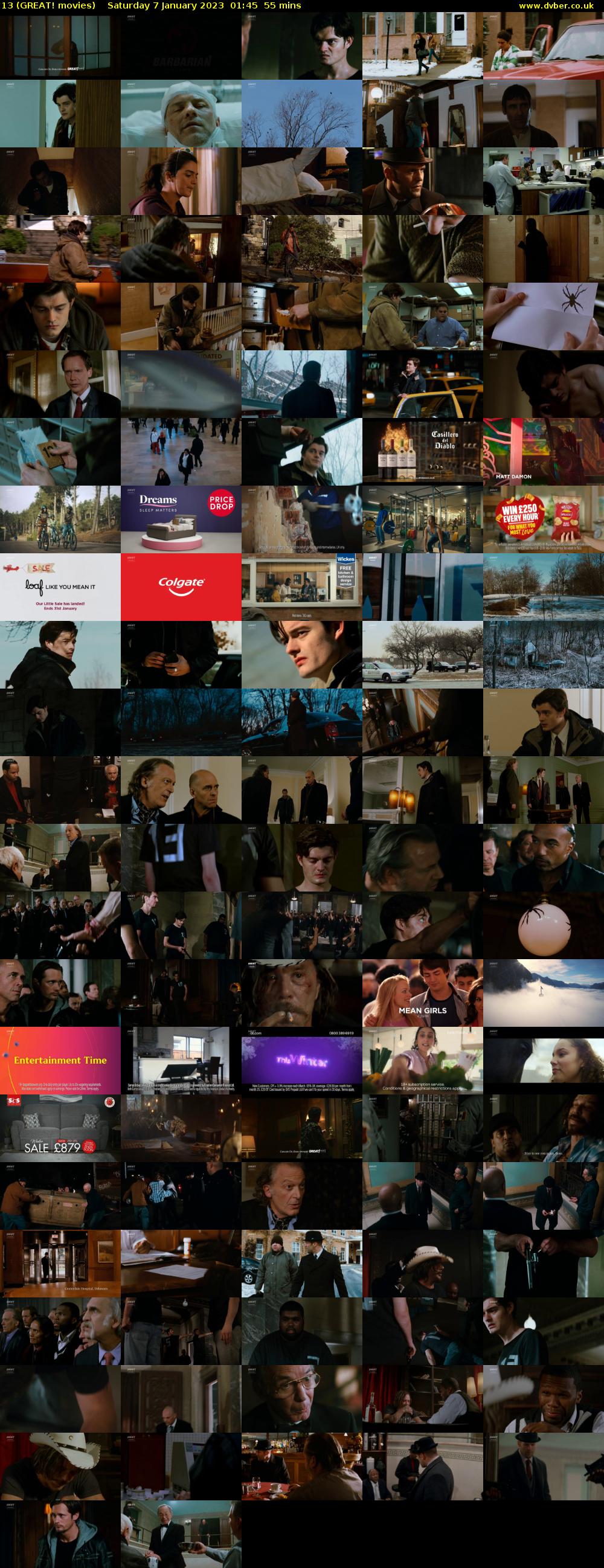 13 (GREAT! movies) Saturday 7 January 2023 01:45 - 02:40