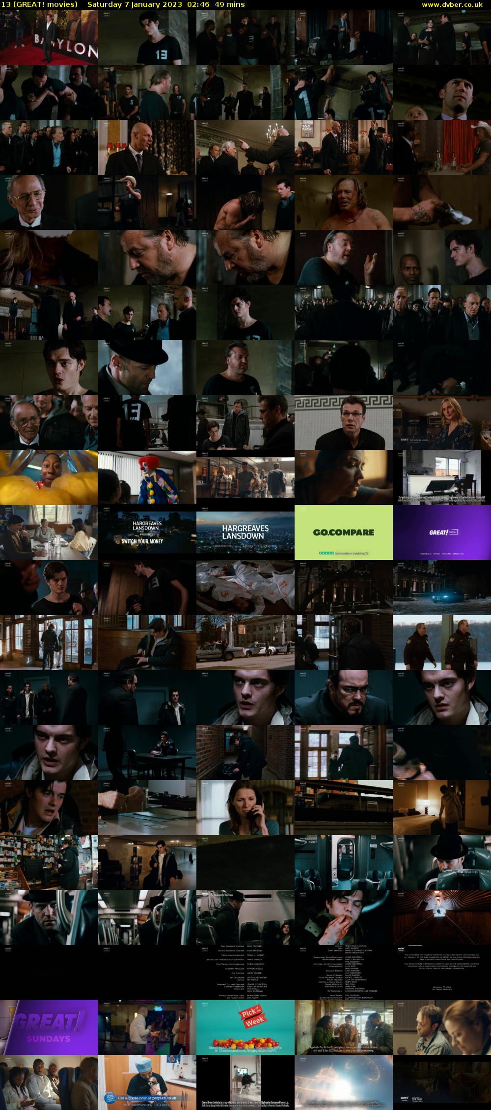 13 (GREAT! movies) Saturday 7 January 2023 02:46 - 03:35