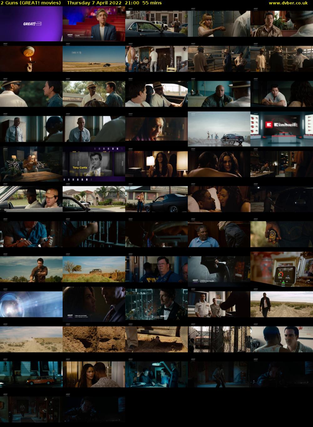 2 Guns (GREAT! movies) Thursday 7 April 2022 21:00 - 21:55