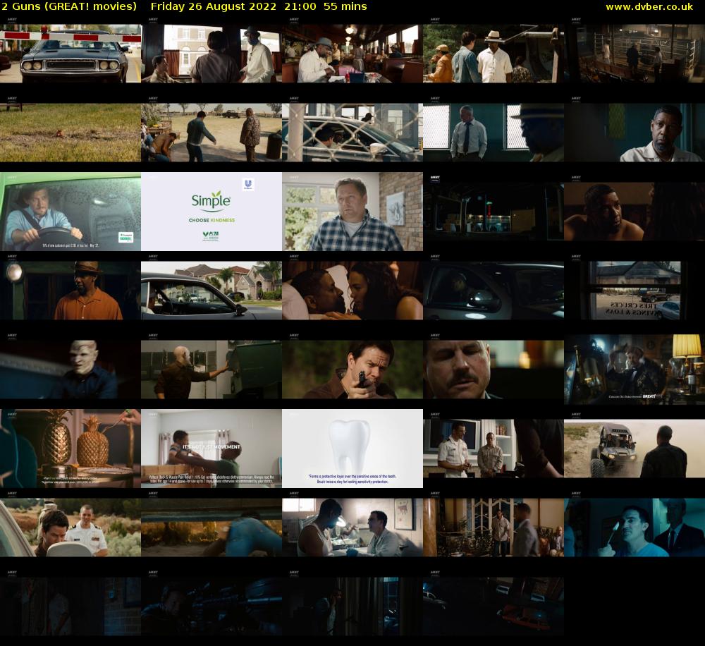 2 Guns (GREAT! movies) Friday 26 August 2022 21:00 - 21:55