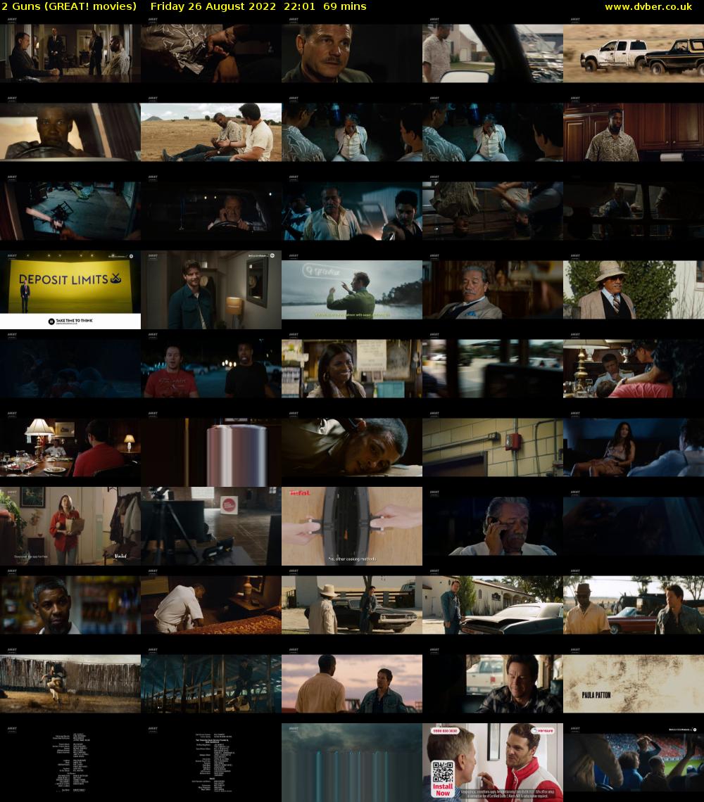2 Guns (GREAT! movies) Friday 26 August 2022 22:01 - 23:10