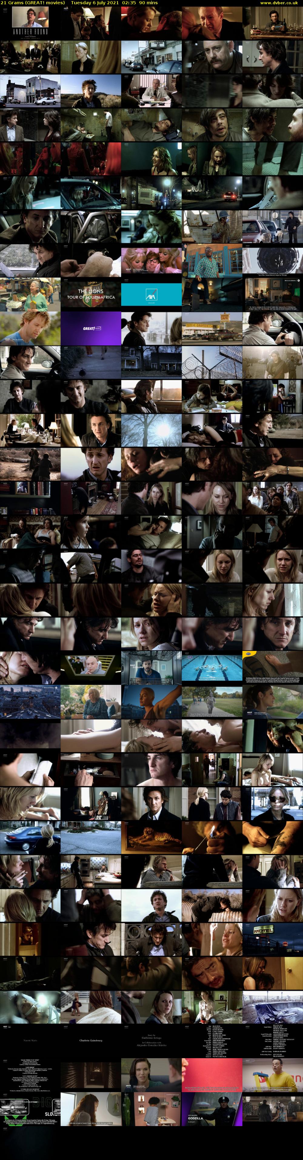 21 Grams (GREAT! movies) Tuesday 6 July 2021 02:35 - 04:05