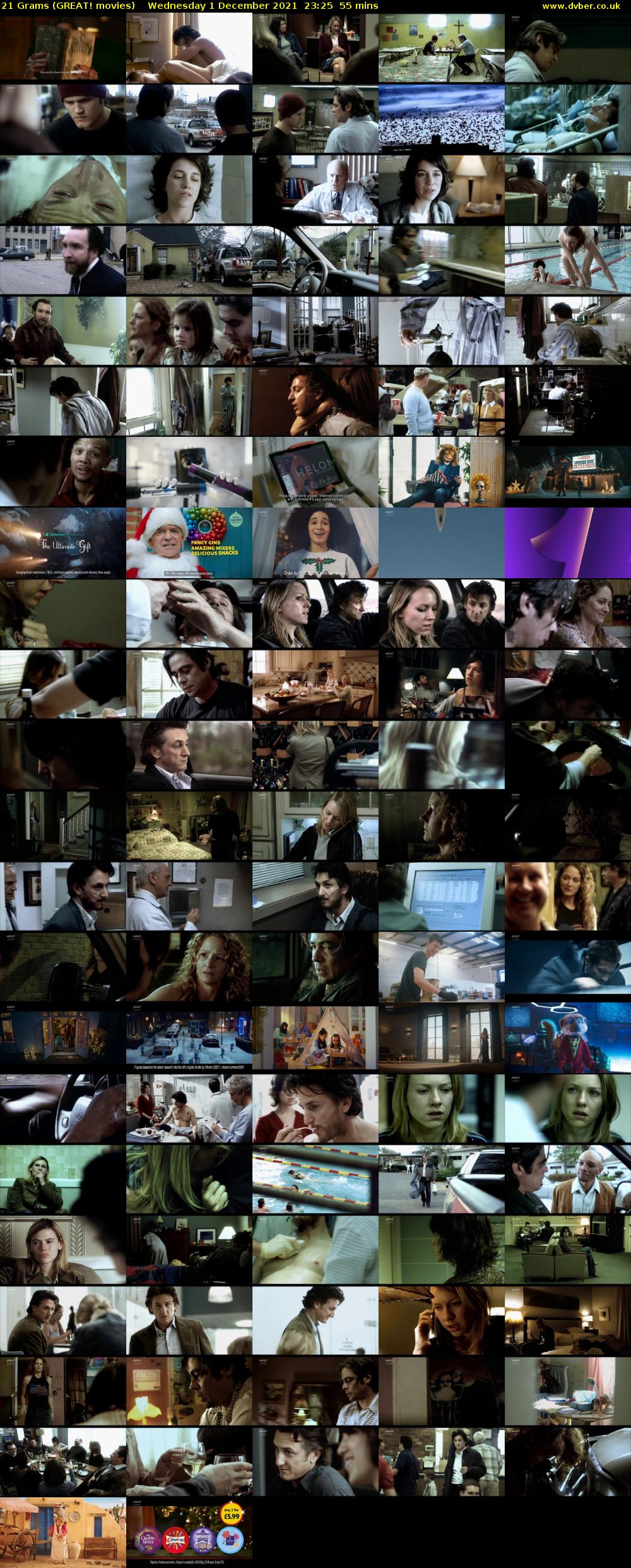 21 Grams (GREAT! movies) Wednesday 1 December 2021 23:25 - 00:20
