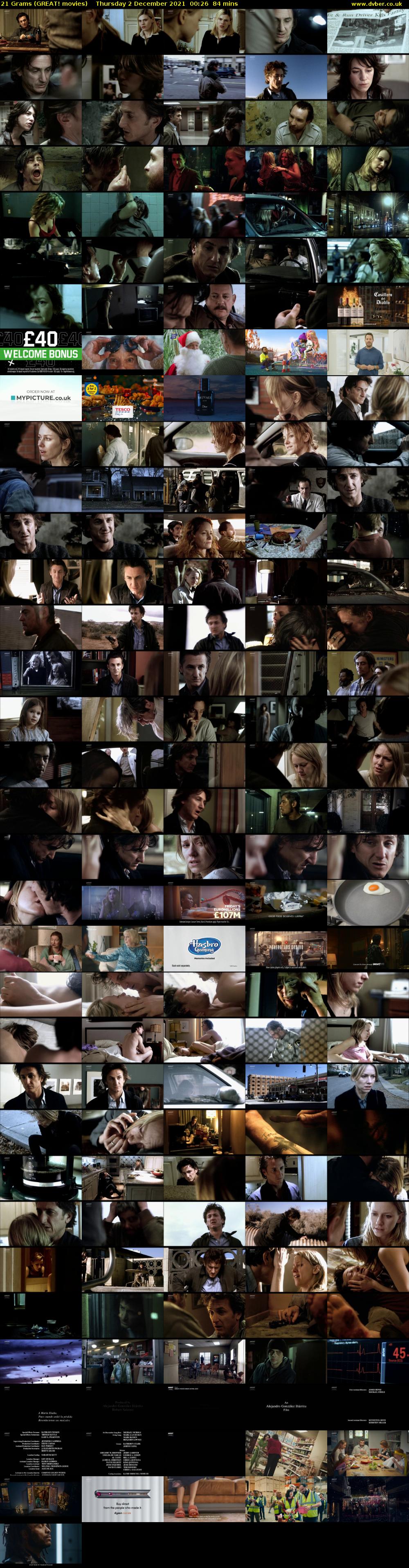 21 Grams (GREAT! movies) Thursday 2 December 2021 00:26 - 01:50