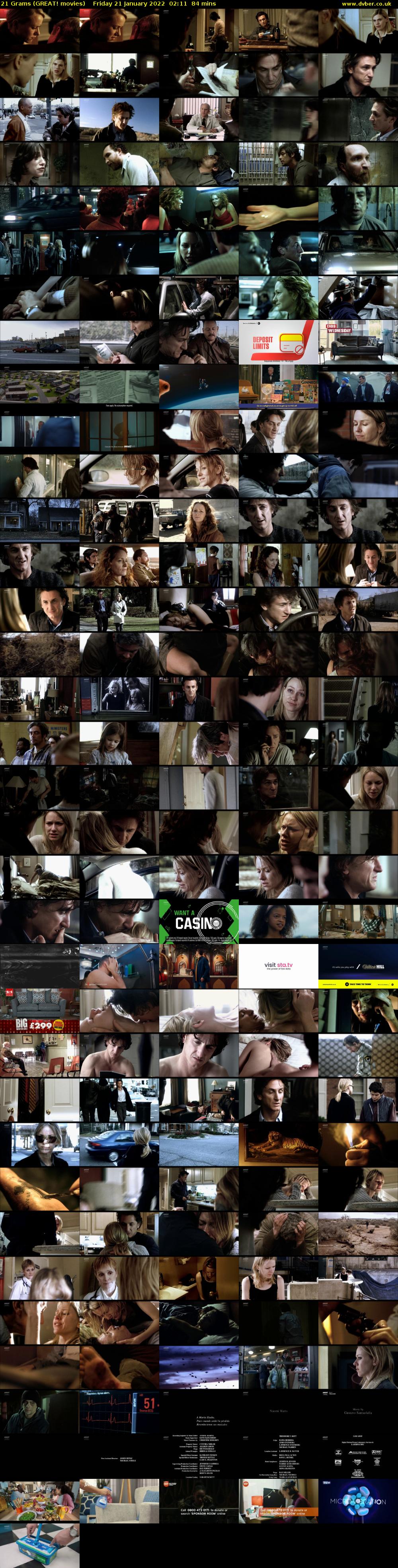 21 Grams (GREAT! movies) Friday 21 January 2022 02:11 - 03:35