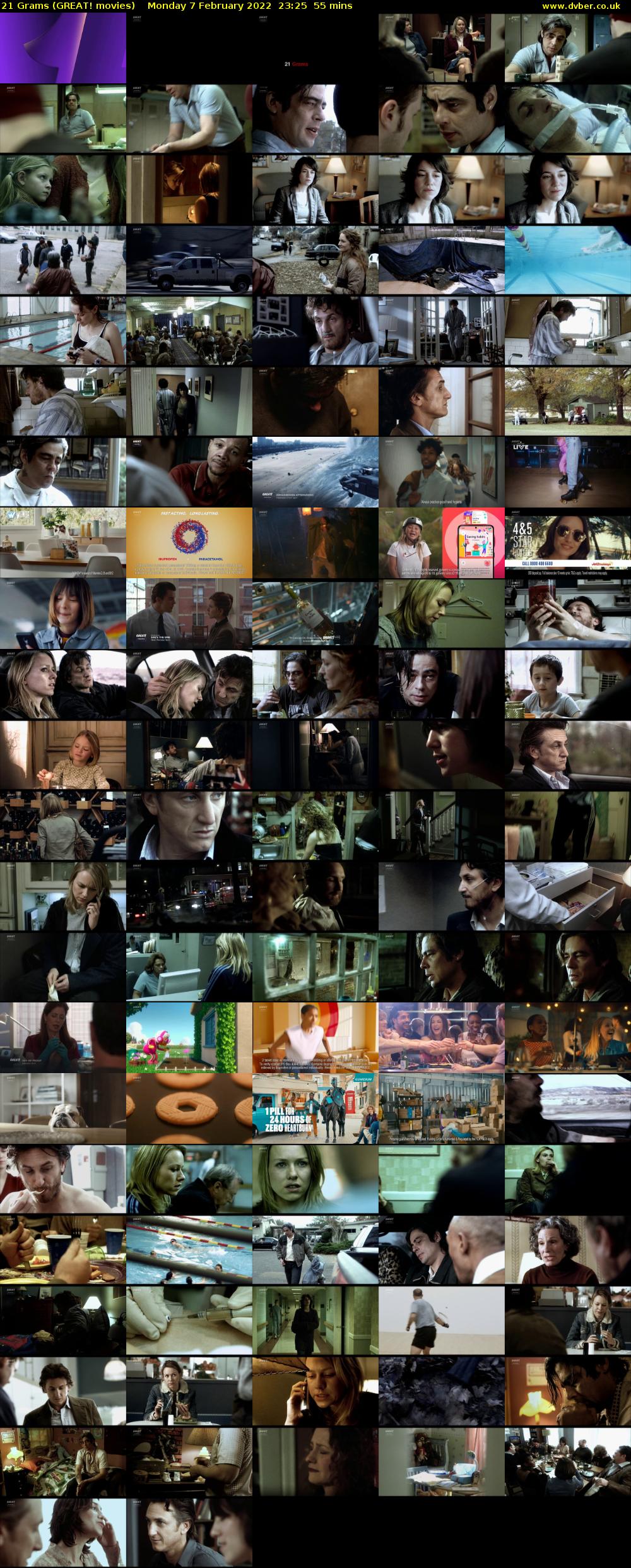 21 Grams (GREAT! movies) Monday 7 February 2022 23:25 - 00:20