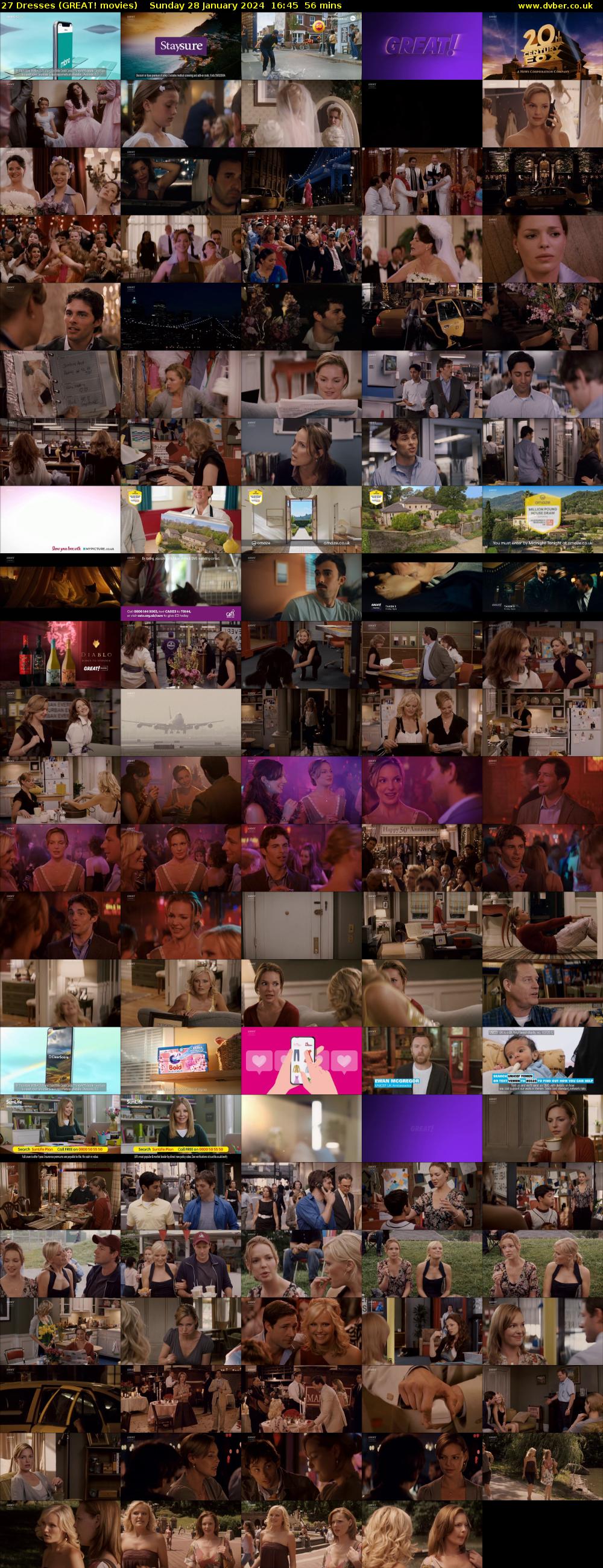 27 Dresses (GREAT! movies) Sunday 28 January 2024 16:45 - 17:41