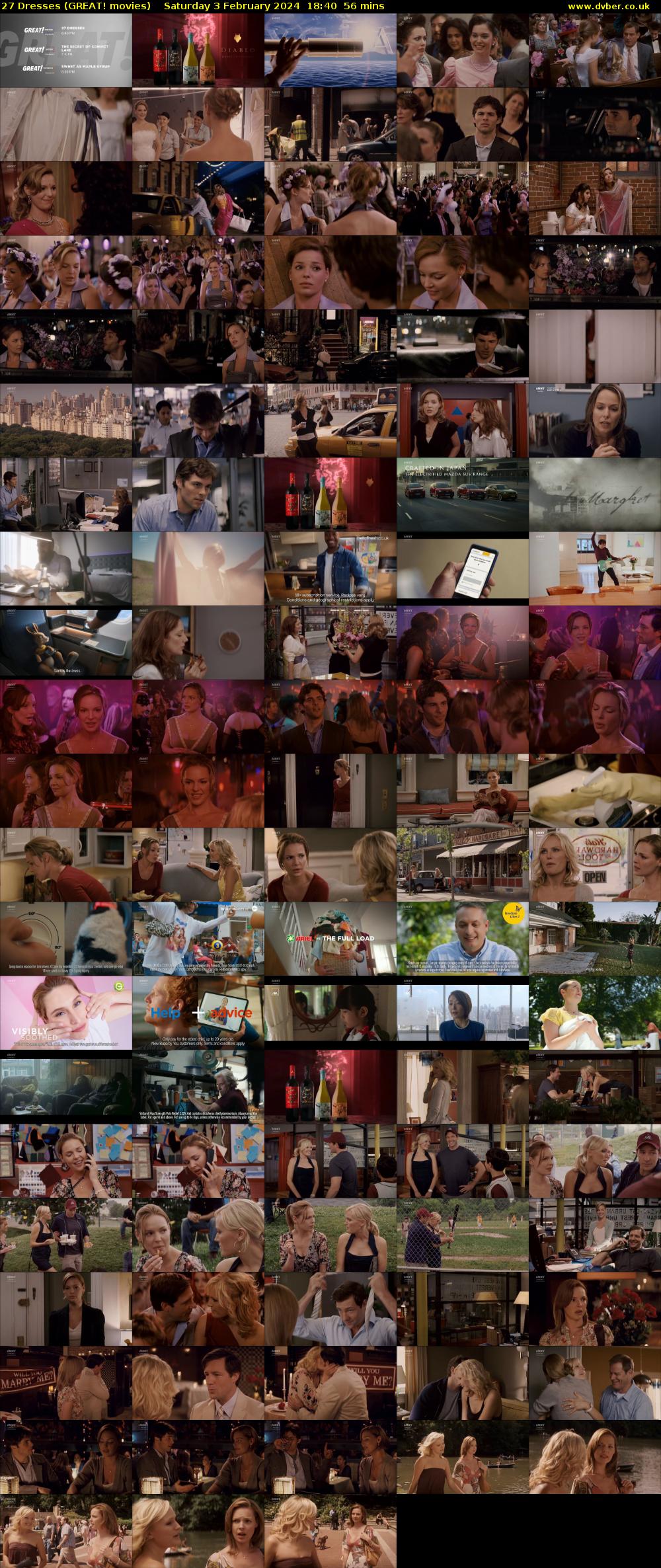 27 Dresses (GREAT! movies) Saturday 3 February 2024 18:40 - 19:36