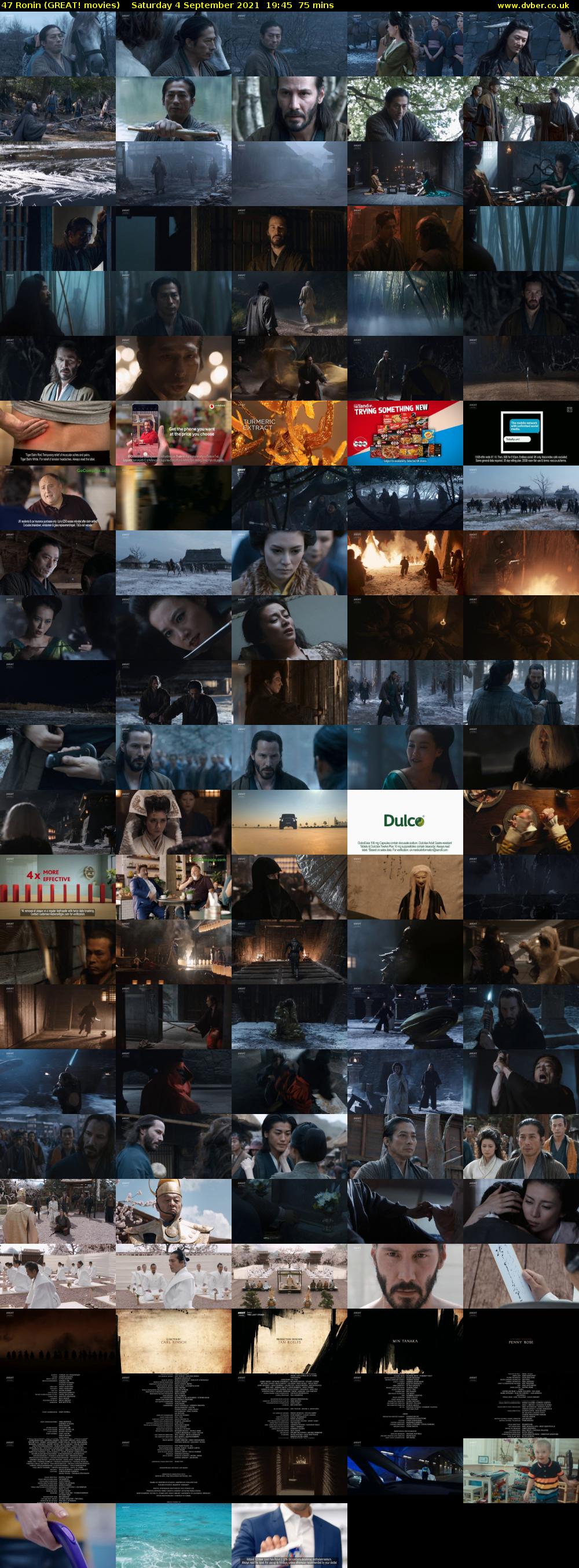 47 Ronin (GREAT! movies) Saturday 4 September 2021 19:45 - 21:00