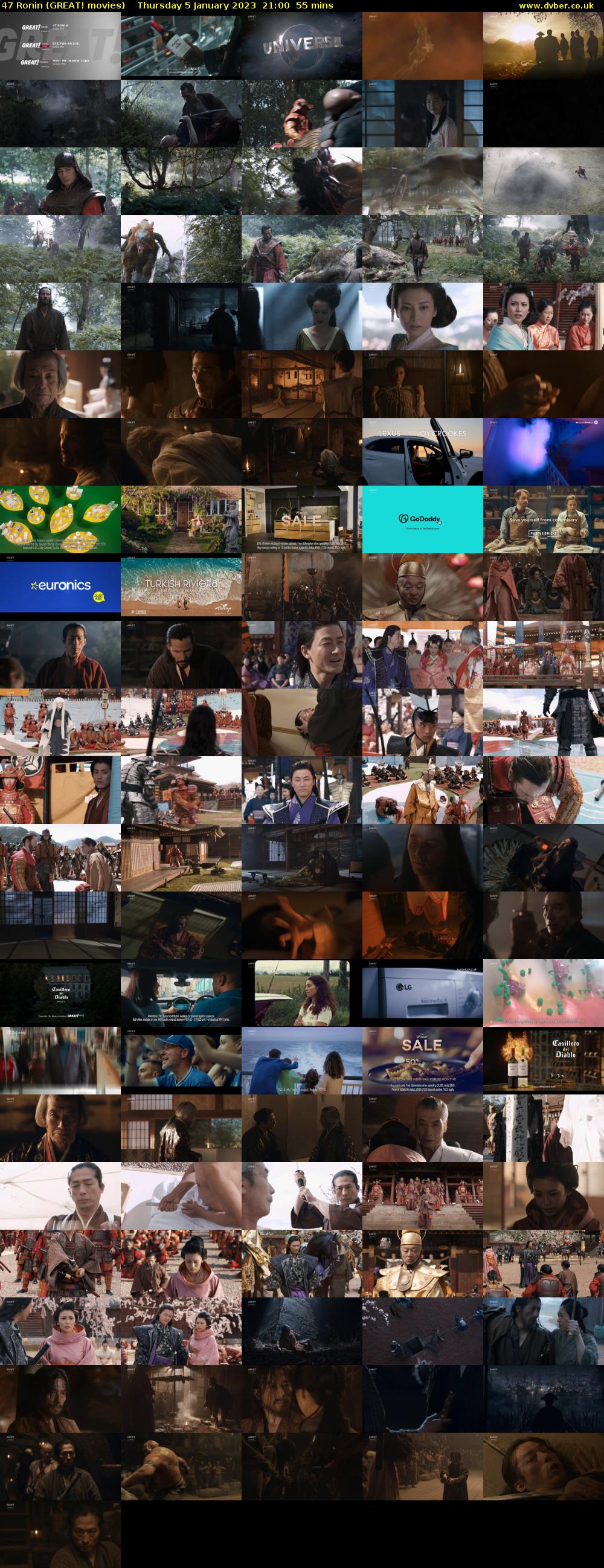 47 Ronin (GREAT! movies) Thursday 5 January 2023 21:00 - 21:55