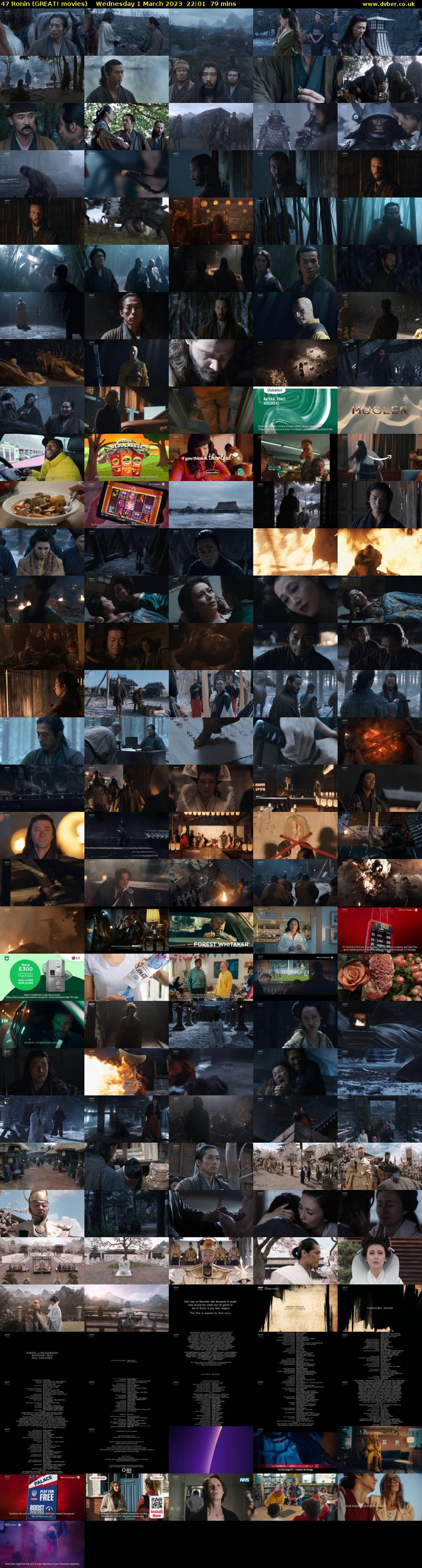 47 Ronin (GREAT! movies) Wednesday 1 March 2023 22:01 - 23:20