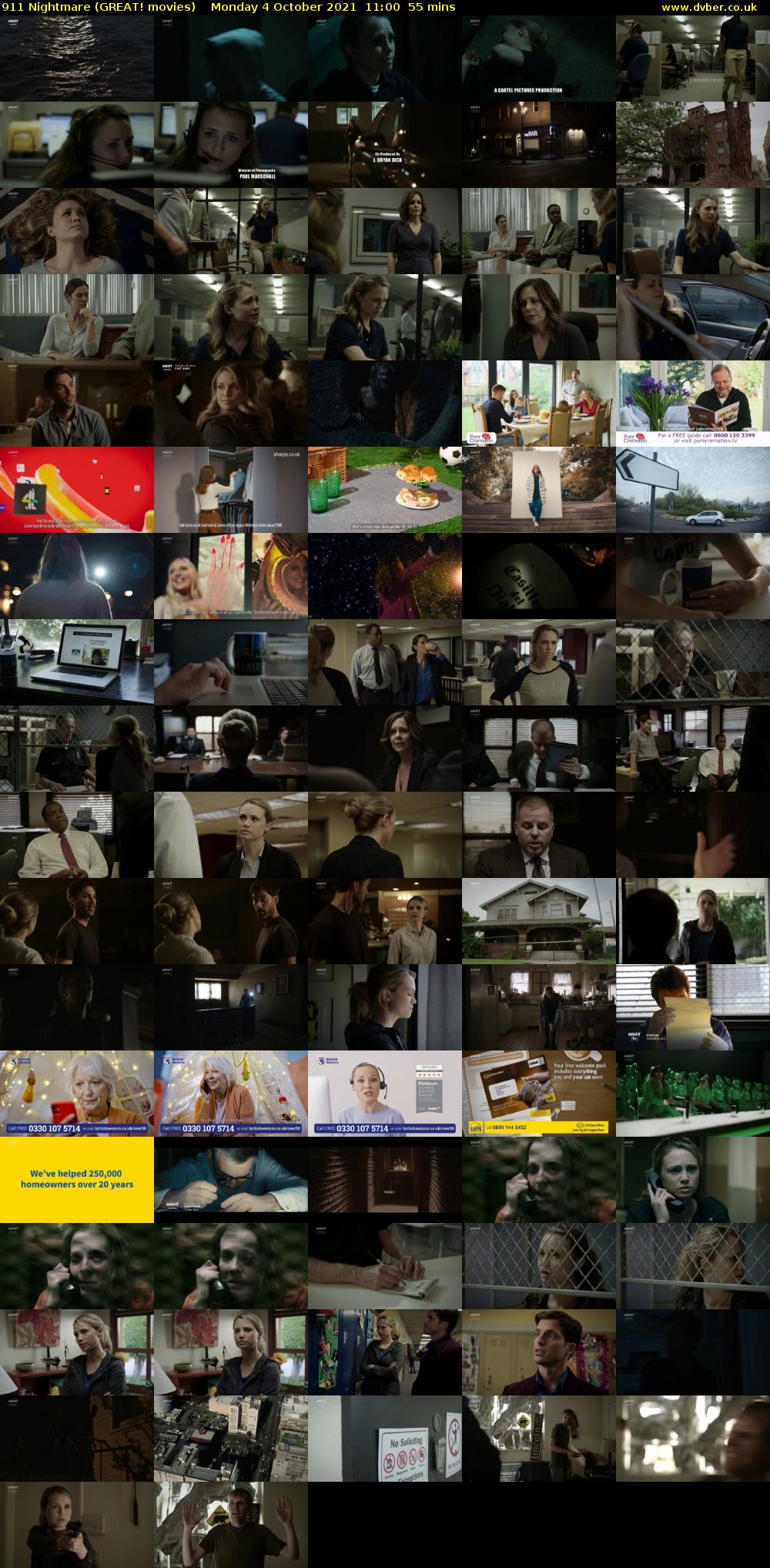 911 Nightmare (GREAT! movies) Monday 4 October 2021 11:00 - 11:55