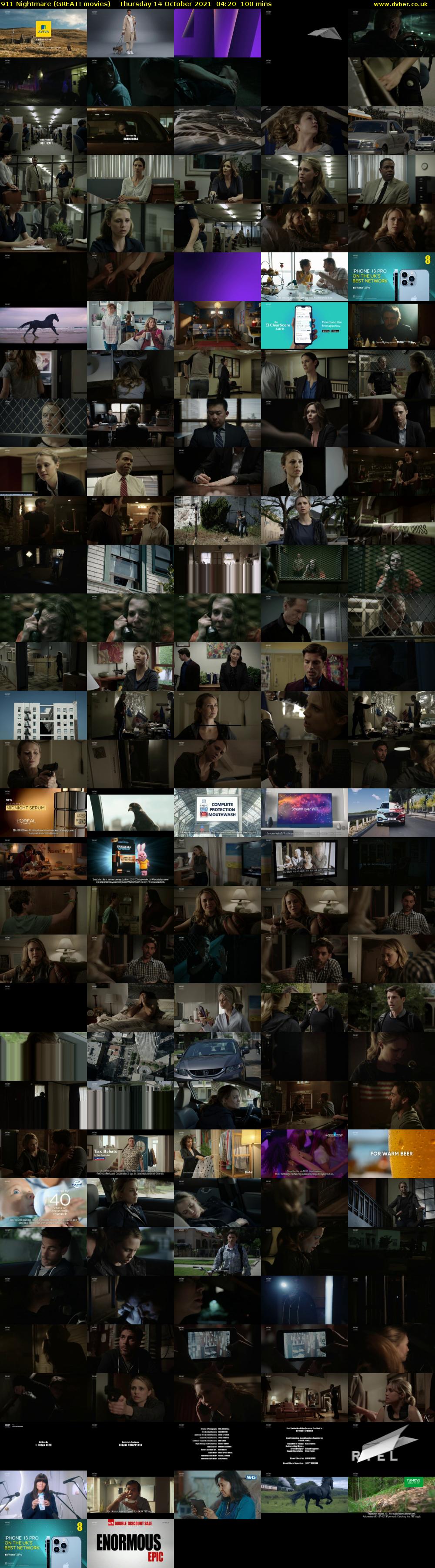 911 Nightmare (GREAT! movies) Thursday 14 October 2021 04:20 - 06:00