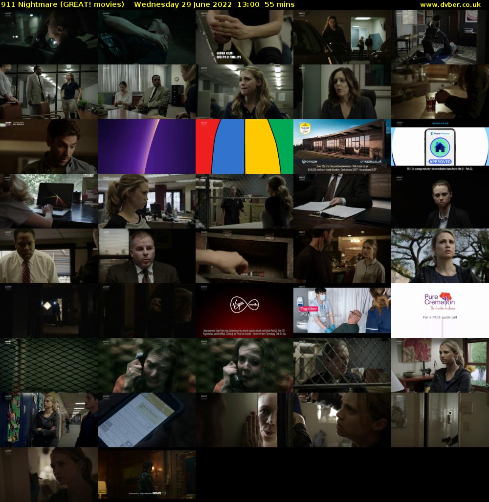 911 Nightmare (GREAT! movies) Wednesday 29 June 2022 13:00 - 13:55
