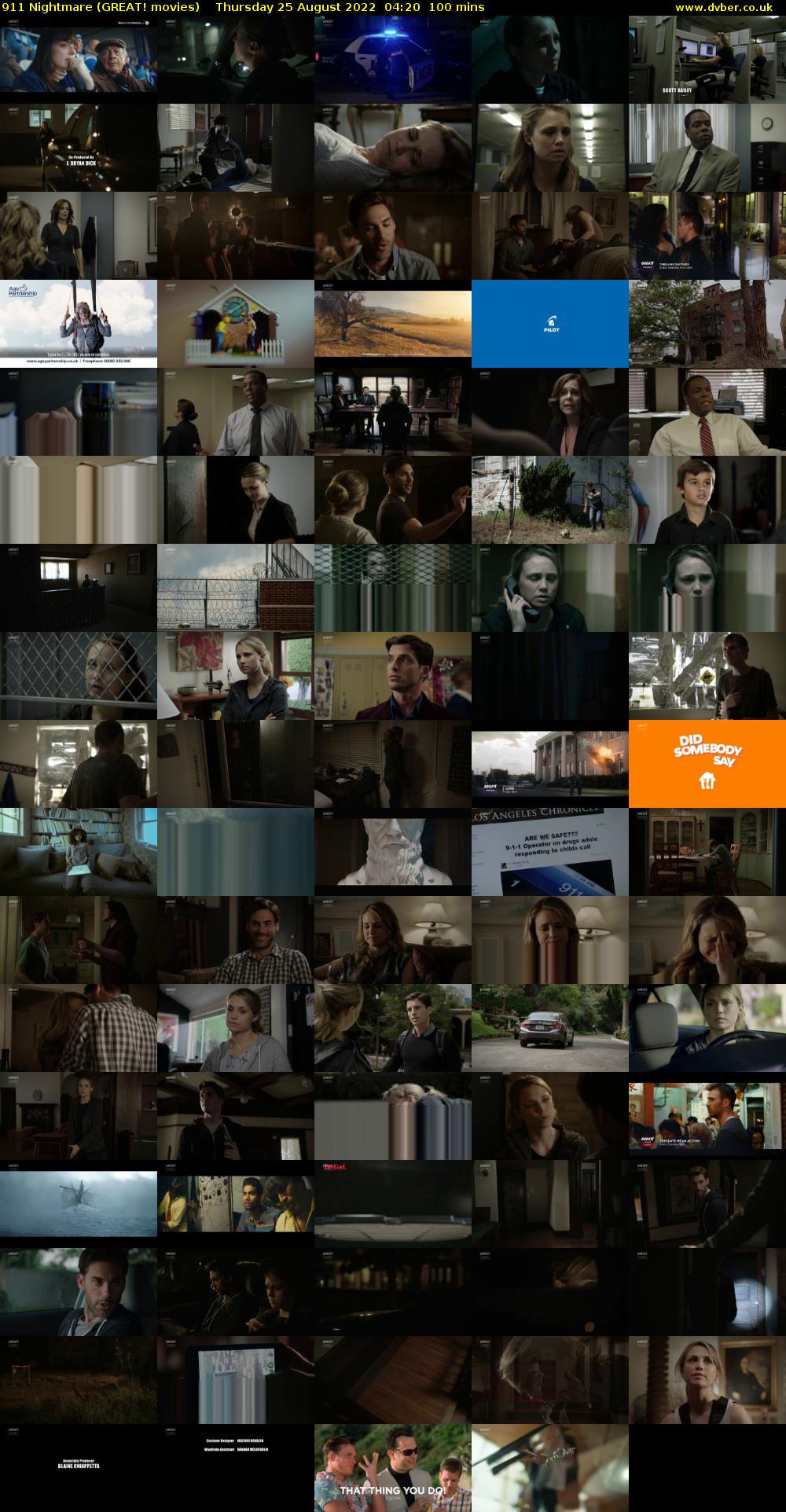 911 Nightmare (GREAT! movies) Thursday 25 August 2022 04:20 - 06:00