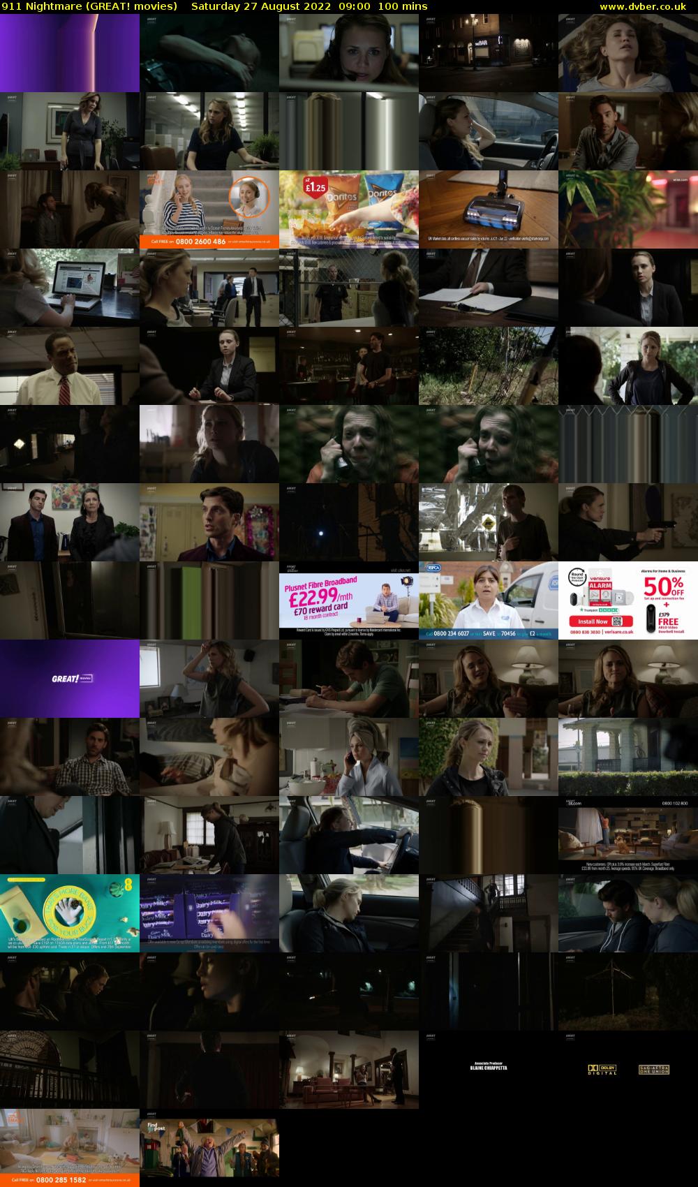 911 Nightmare (GREAT! movies) Saturday 27 August 2022 09:00 - 10:40