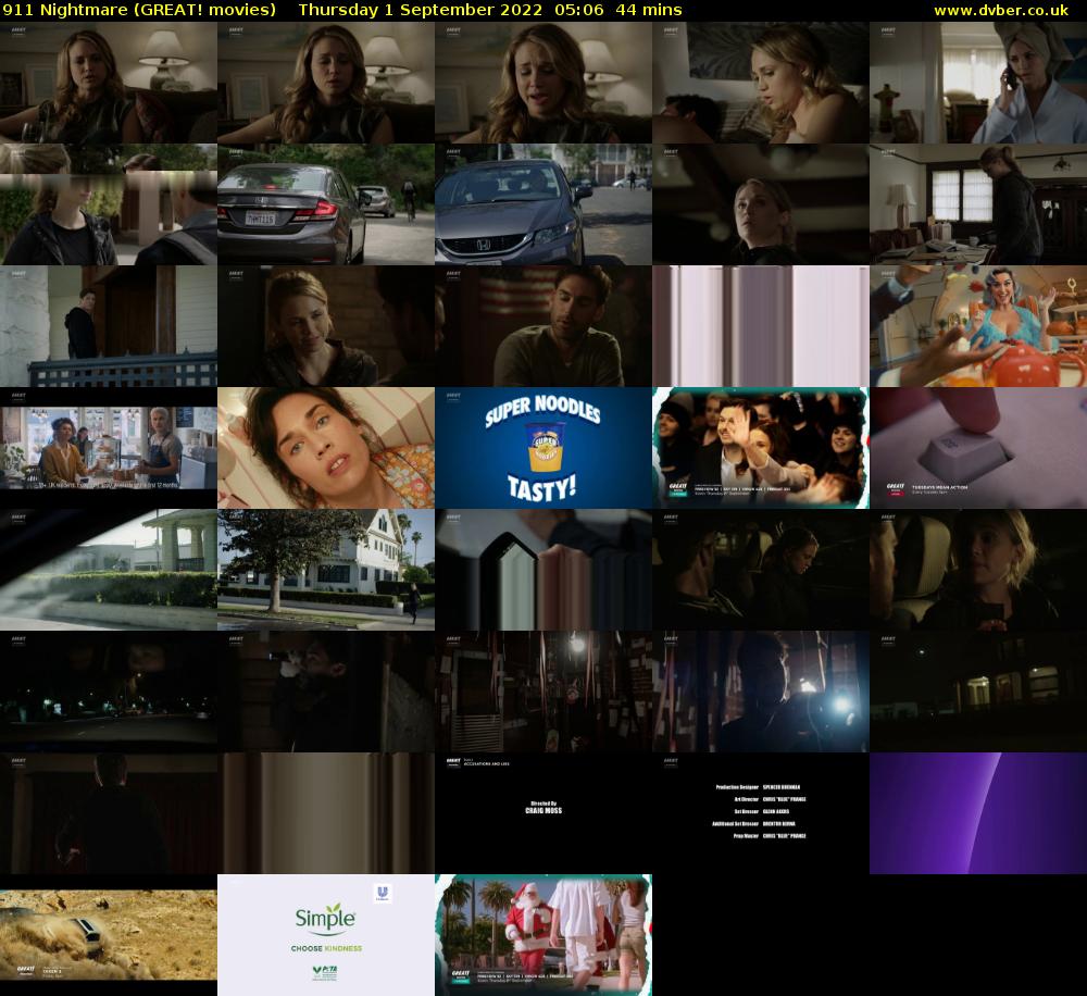 911 Nightmare (GREAT! movies) Thursday 1 September 2022 05:06 - 05:50
