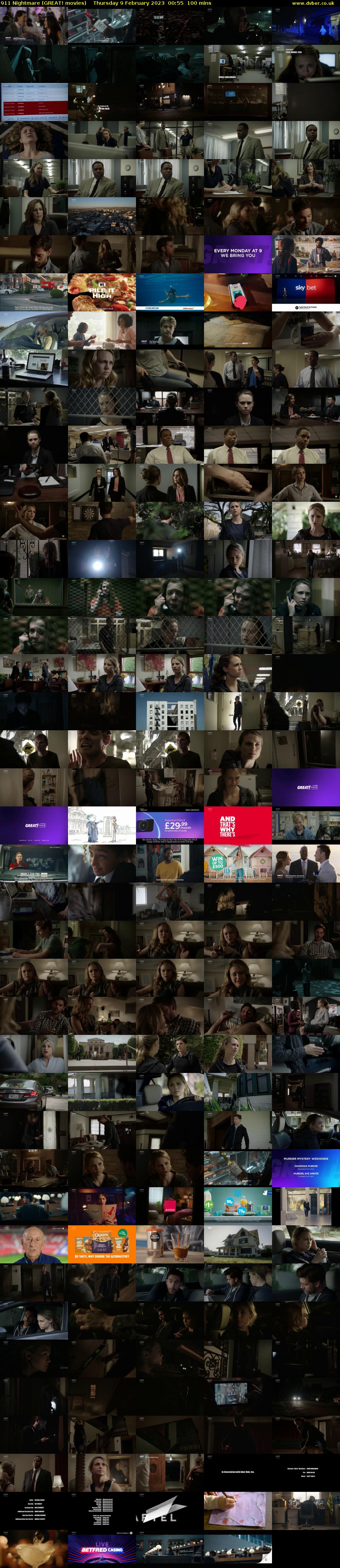 911 Nightmare (GREAT! movies) Thursday 9 February 2023 00:55 - 02:35