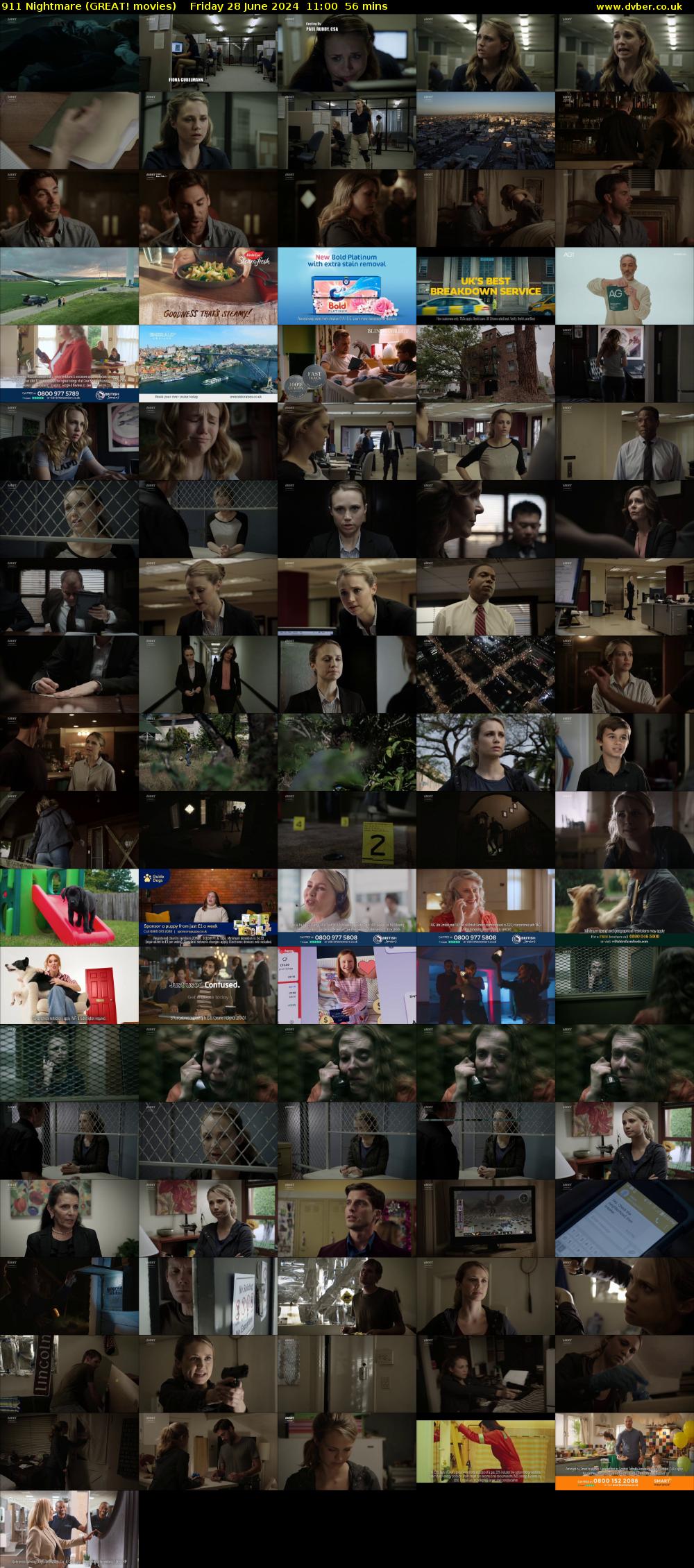 911 Nightmare (GREAT! movies) Friday 28 June 2024 11:00 - 11:56