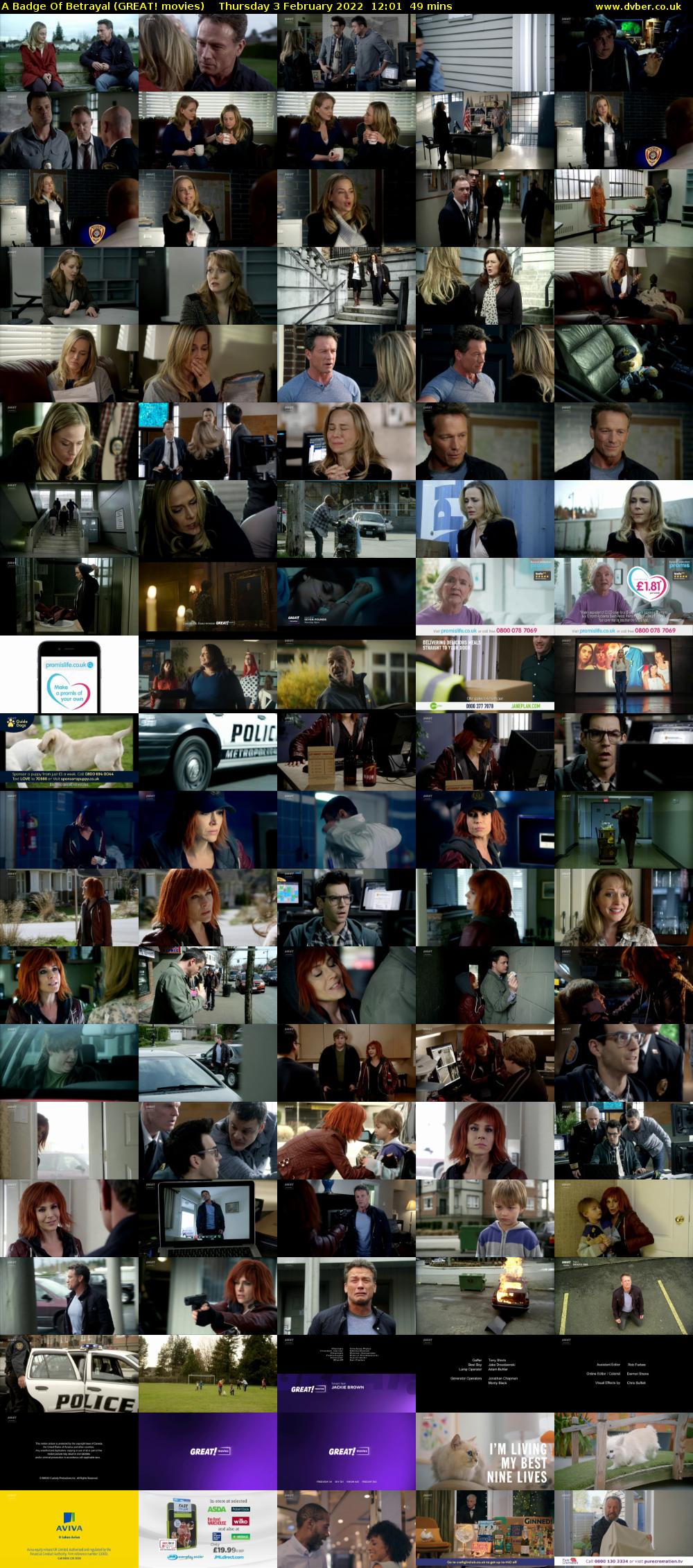 A Badge Of Betrayal (GREAT! movies) Thursday 3 February 2022 12:01 - 12:50
