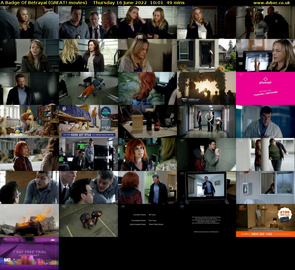 A Badge Of Betrayal (GREAT! movies) Thursday 16 June 2022 10:01 - 10:50
