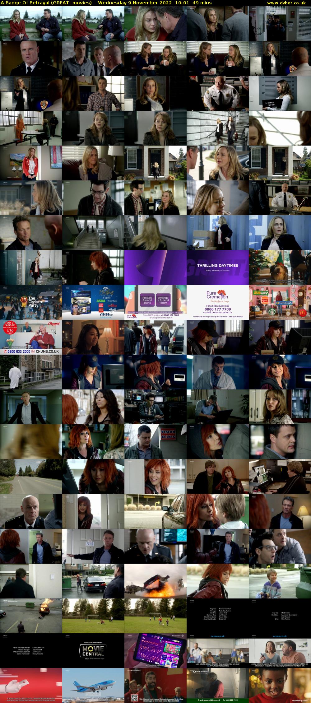 A Badge Of Betrayal (GREAT! movies) Wednesday 9 November 2022 10:01 - 10:50