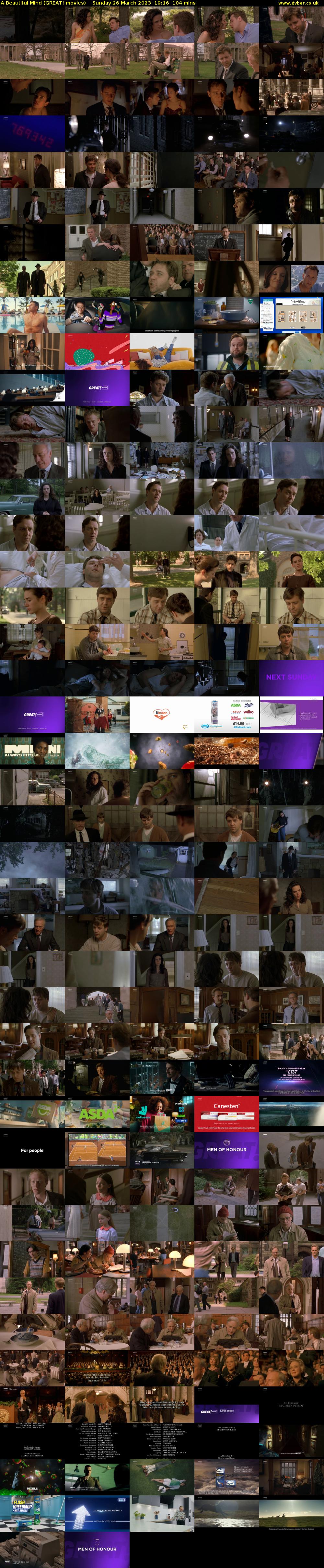 A Beautiful Mind (GREAT! movies) Sunday 26 March 2023 19:16 - 21:00