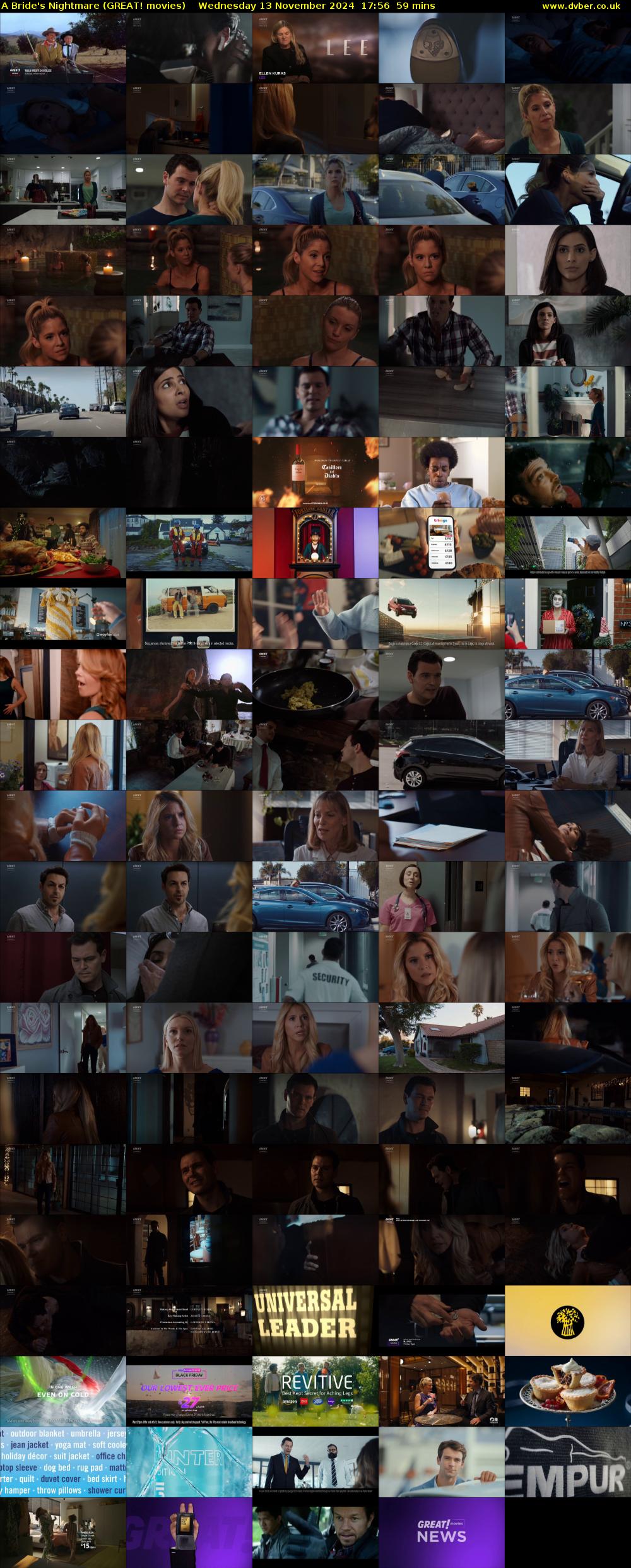 A Bride's Nightmare (GREAT! movies) Wednesday 13 November 2024 17:56 - 18:55