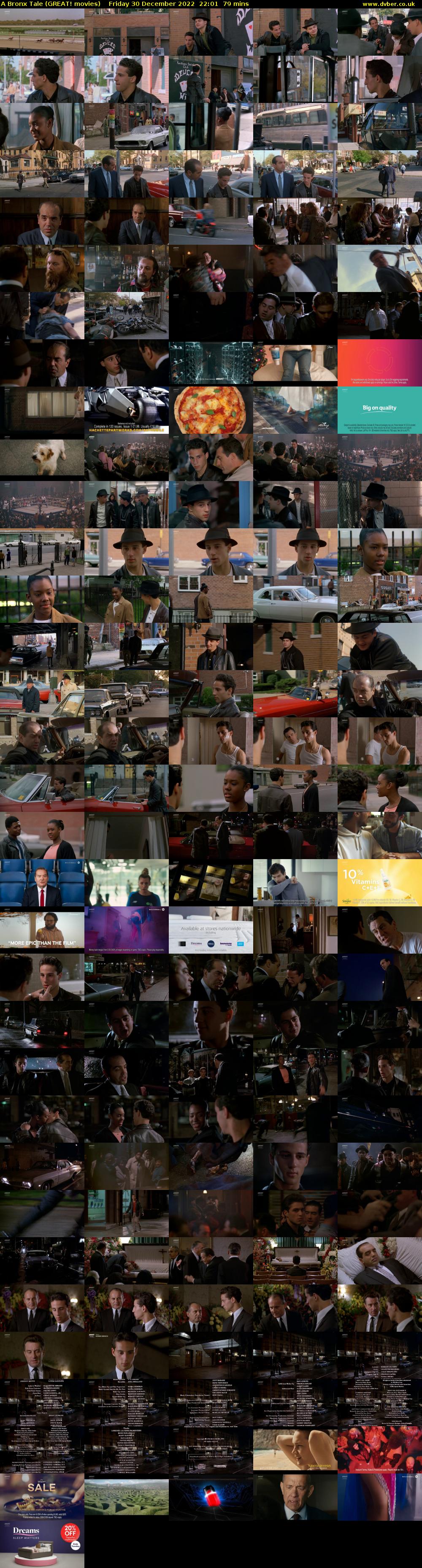A Bronx Tale (GREAT! movies) Friday 30 December 2022 22:01 - 23:20