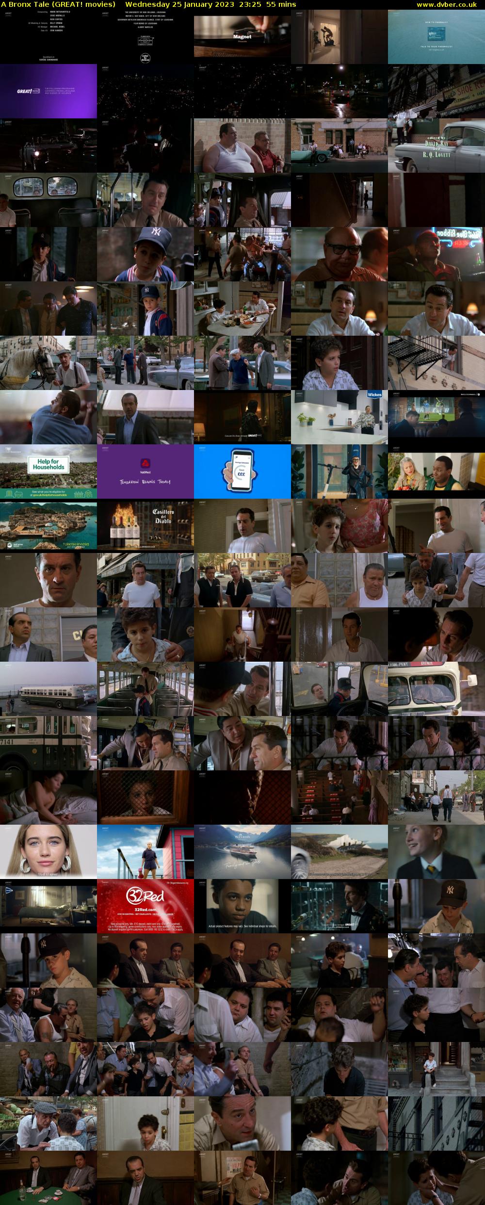 A Bronx Tale (GREAT! movies) Wednesday 25 January 2023 23:25 - 00:20