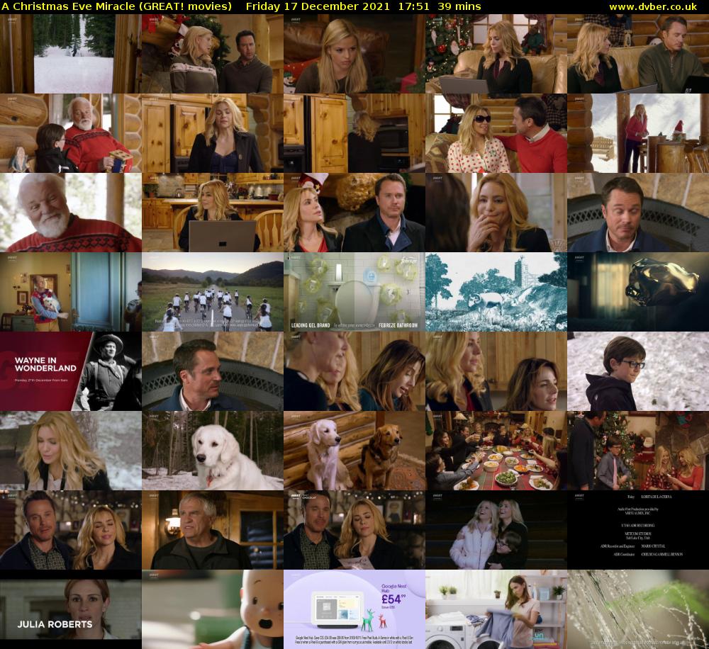 A Christmas Eve Miracle (GREAT! movies) Friday 17 December 2021 17:51 - 18:30